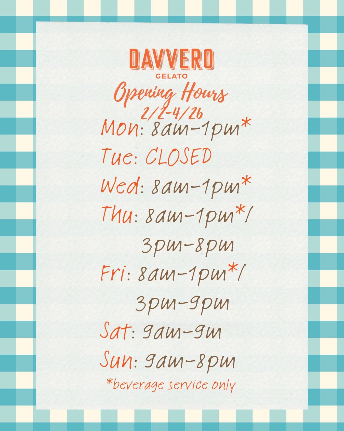 New Hours⏰
Starting next week we&rsquo;re expanding our hours to include weekday mornings ☕️ 
A huge thanks to everyone who filled out our survey, now please just show up 🙏😅