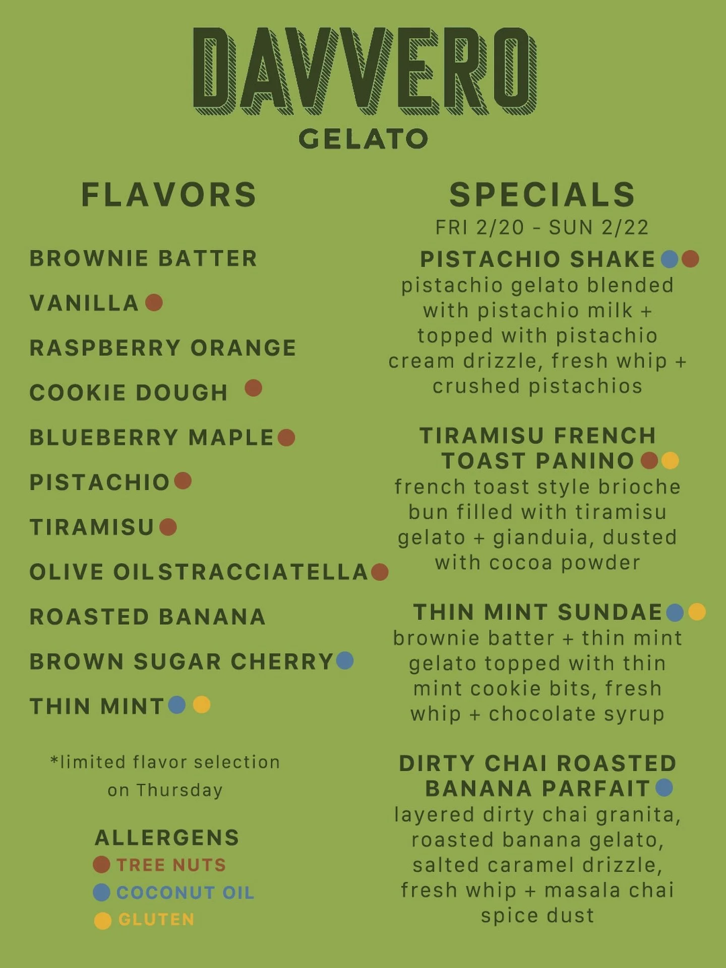 This week&rsquo;s flavors👀