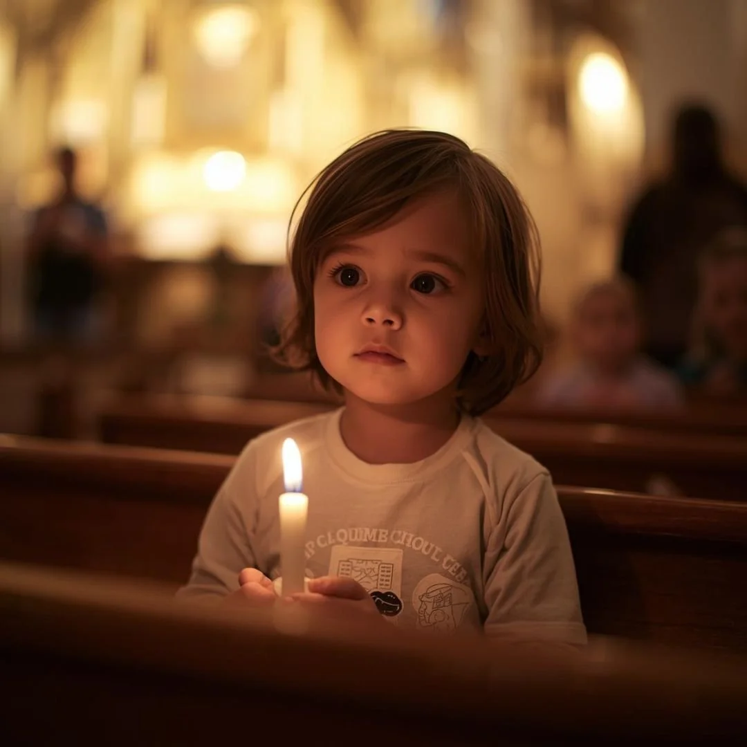 Toddler Starts Adorable Little Fire at&nbsp;Candlelight Service