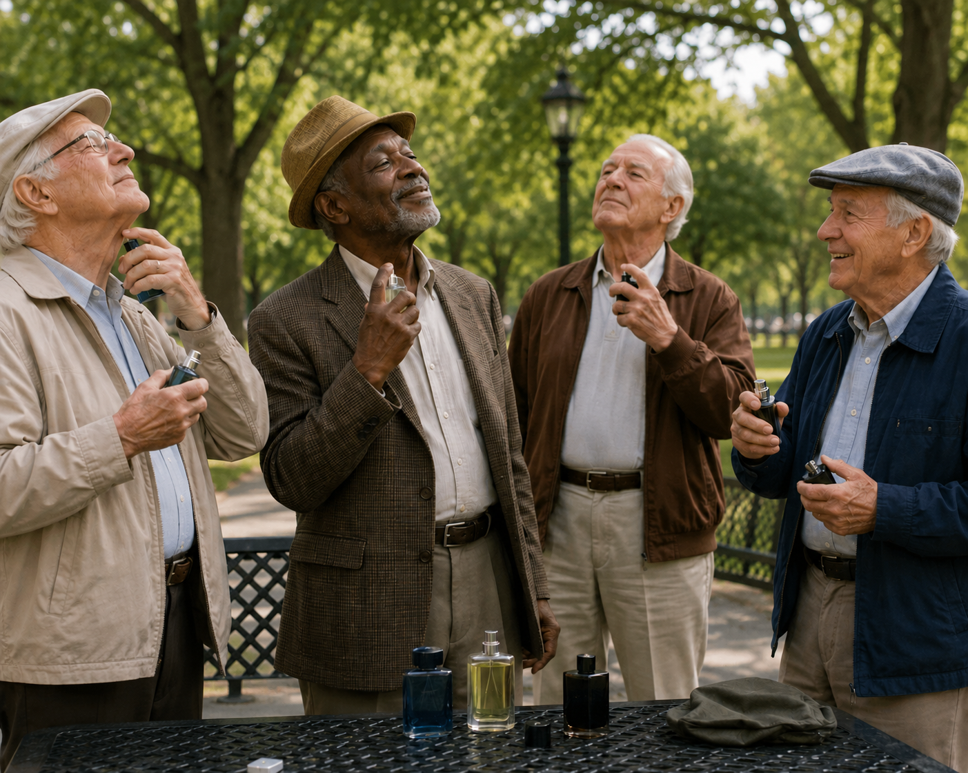 Neighborhood Old Men Announce Plans to Douse Themselves in Cologne for No Particular Reason