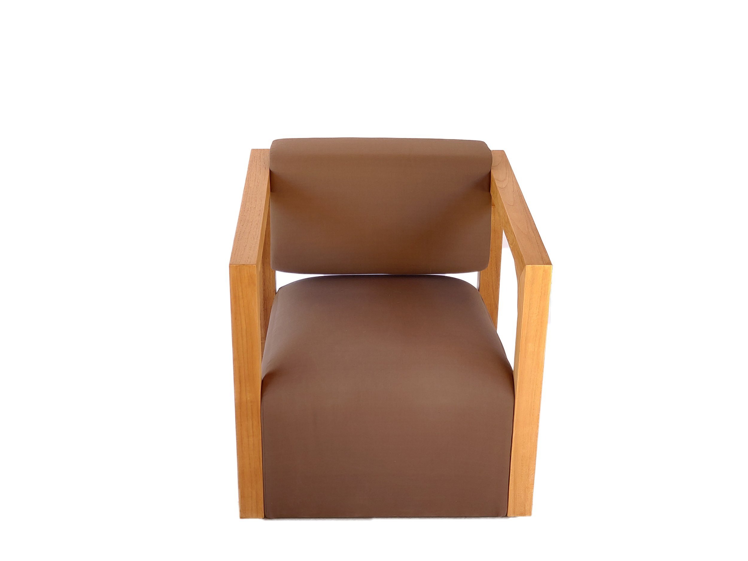 Outdoor Teak Chair with Luxury Cushions - Premium Grade A Teak, Elegant Patio Seating, Weather-Resistant