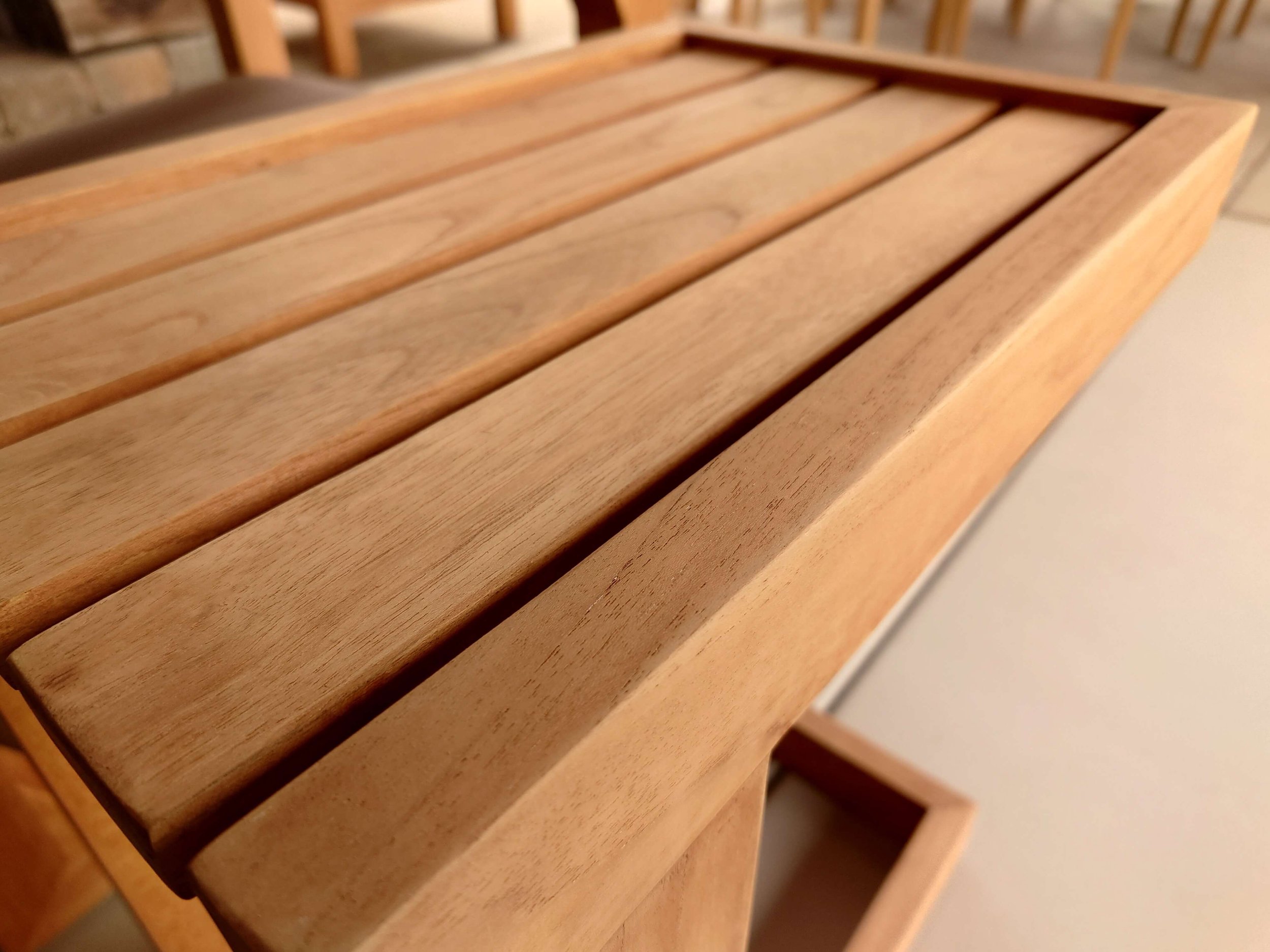 Outdoor Teak Chair with Luxury Cushions - Premium Grade A Teak, Elegant Patio table, Weather-Resistant