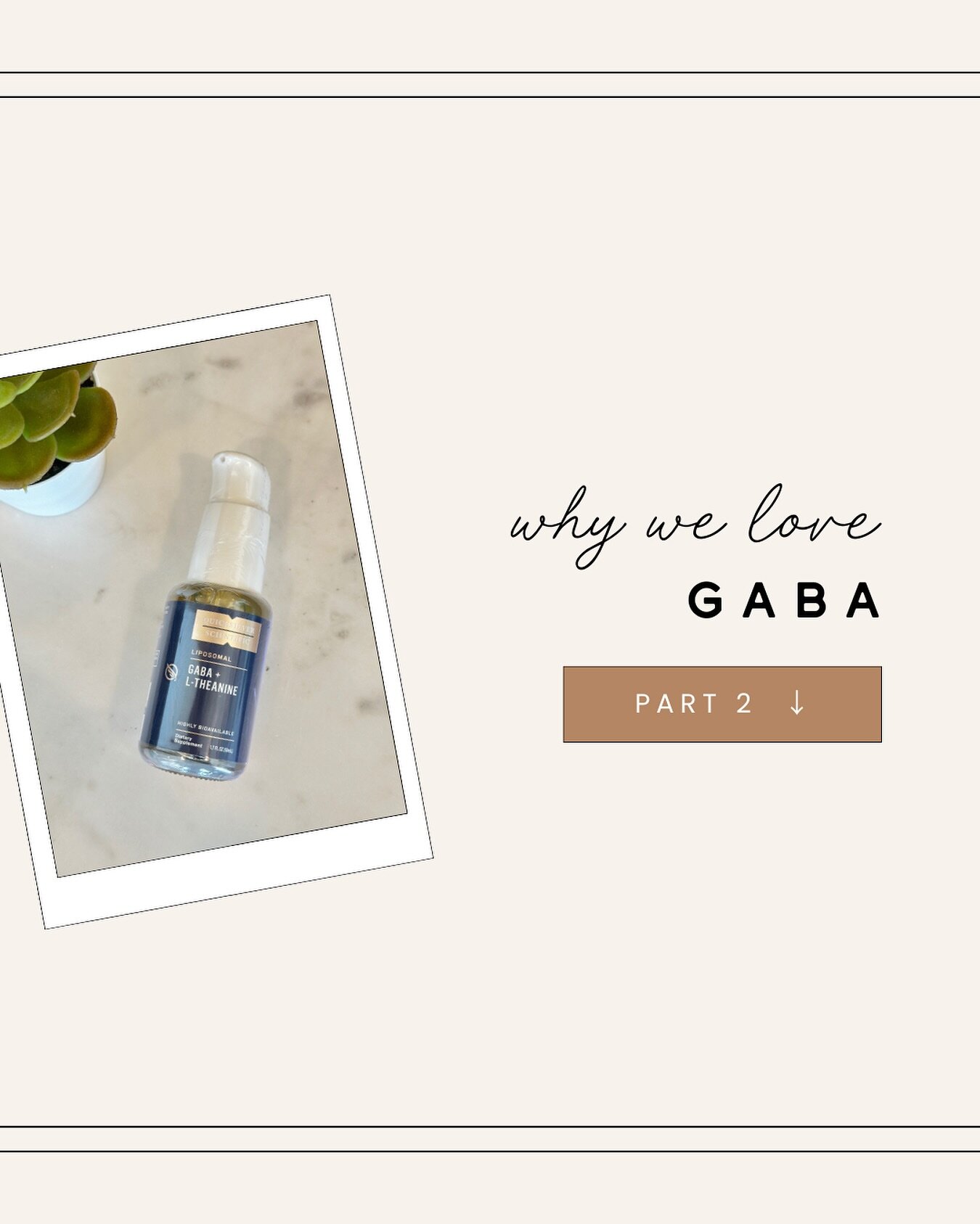 GABA is our absolute favorite product to bridge the gap in your mommy brain!! 🫶🏽🧠 and here is why we specifically LOVE&nbsp;the brand @quicksilverscientific for this product:

While some oral GABA supplements suffer from poor absorption, Quicksilv