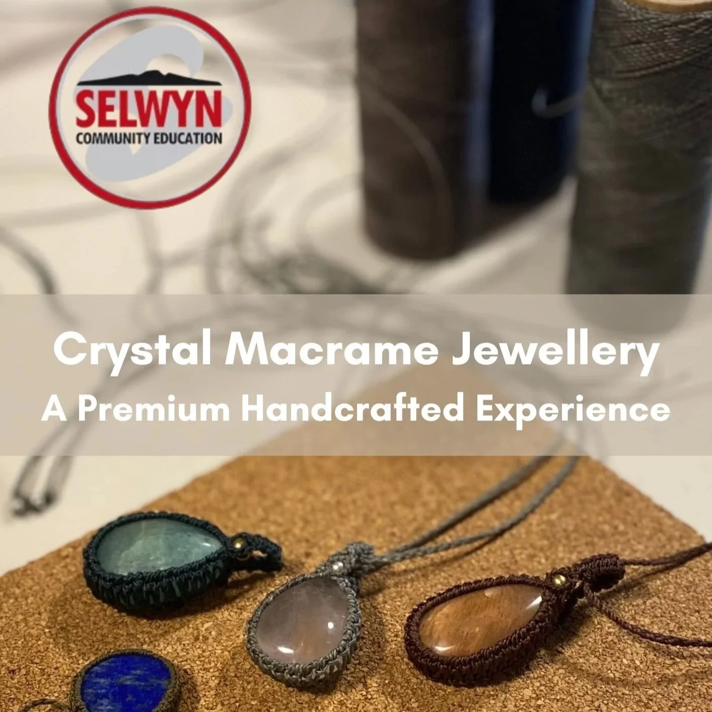 Crystal Macrame Jewellery