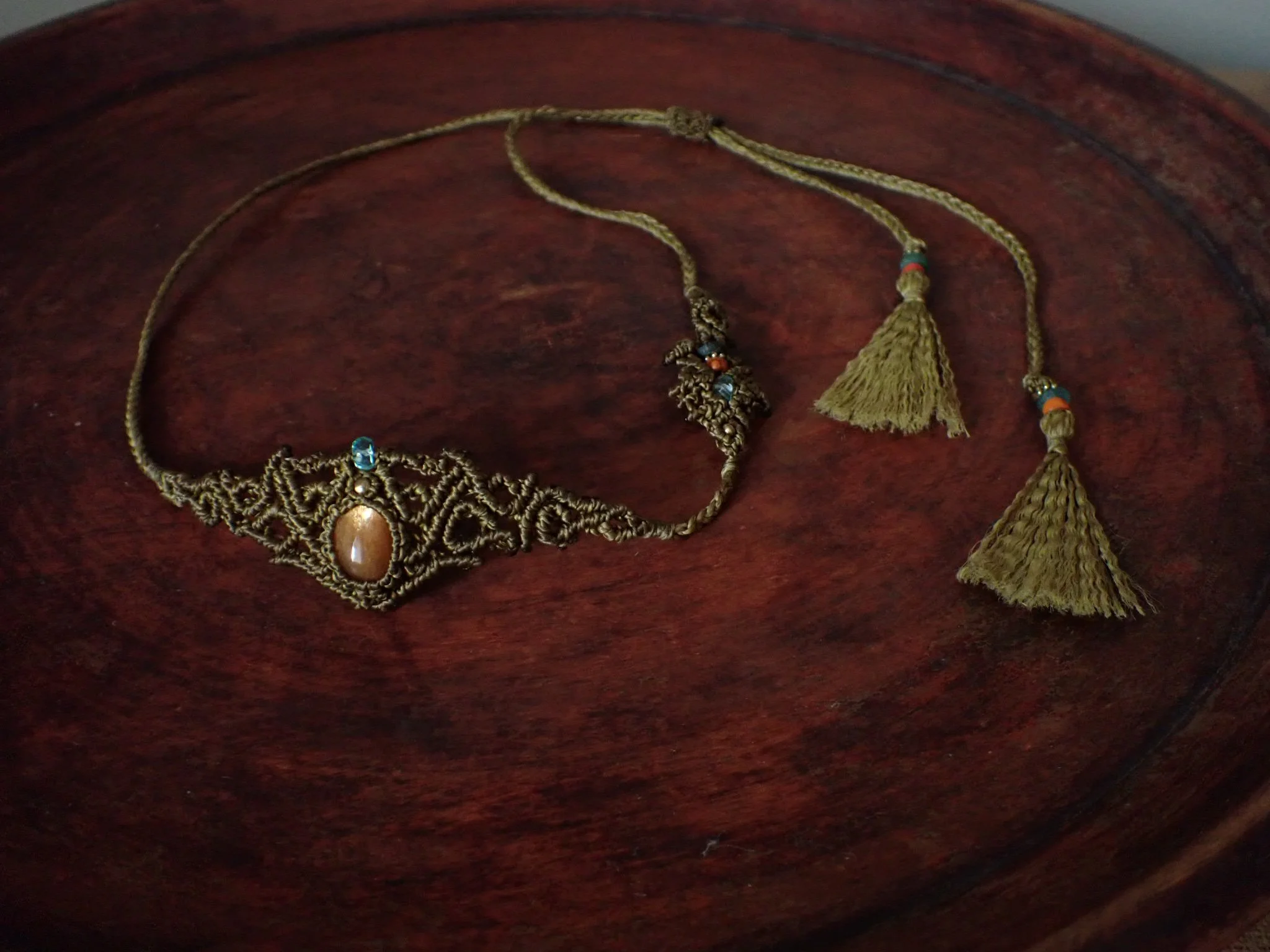 Sunstone Choker Necklace