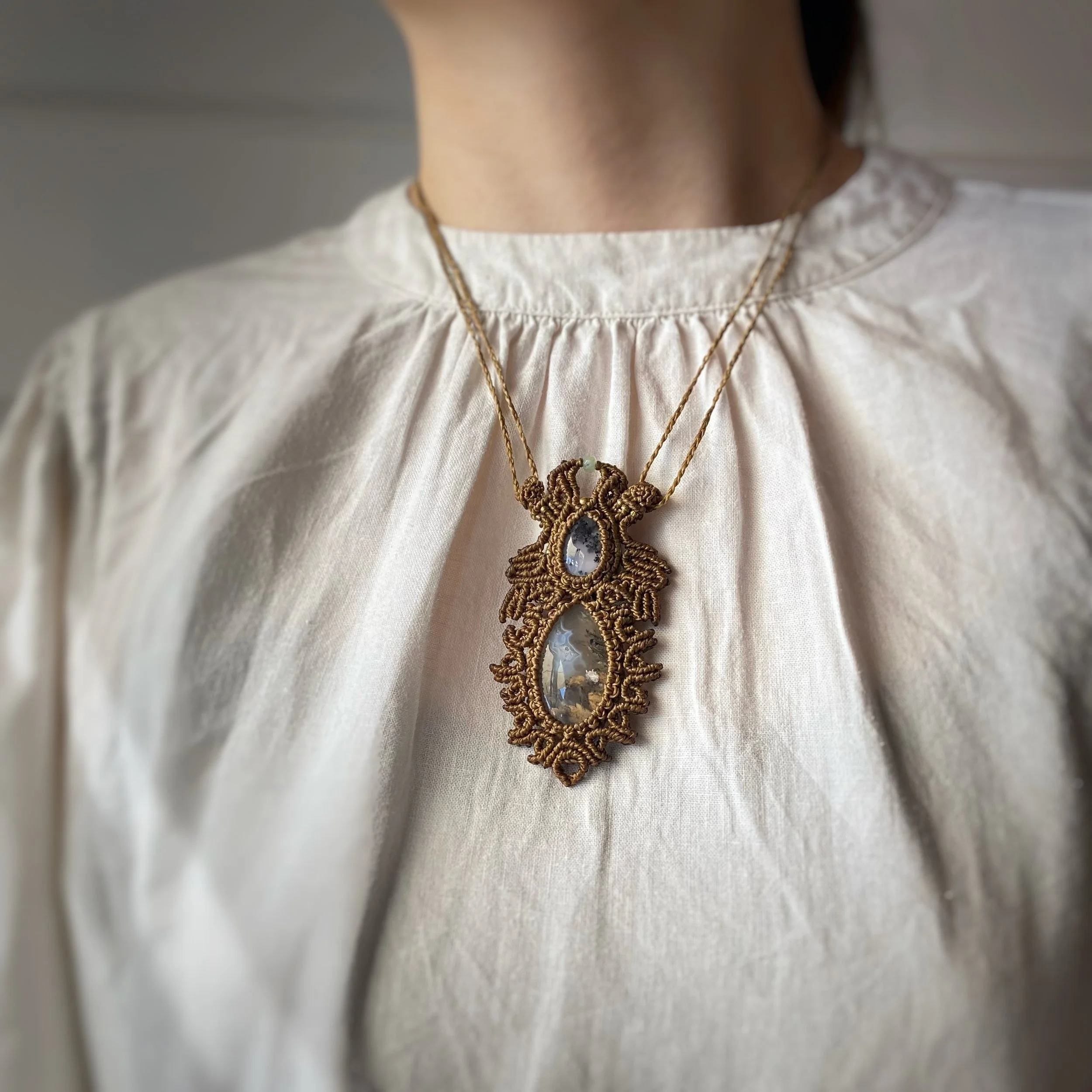 Dendric Agate Pendant