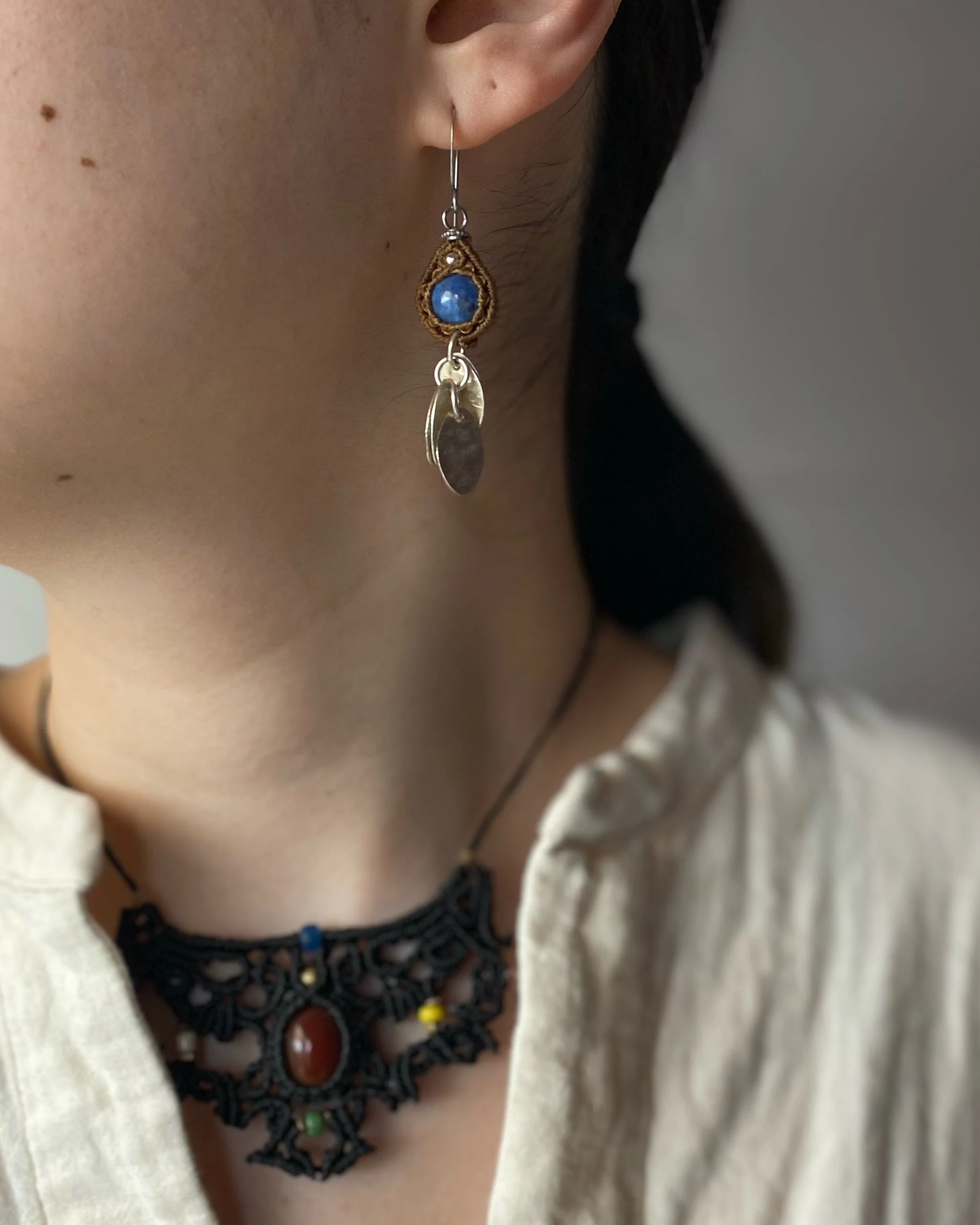Dangle Earrings — Lapis Lazuli