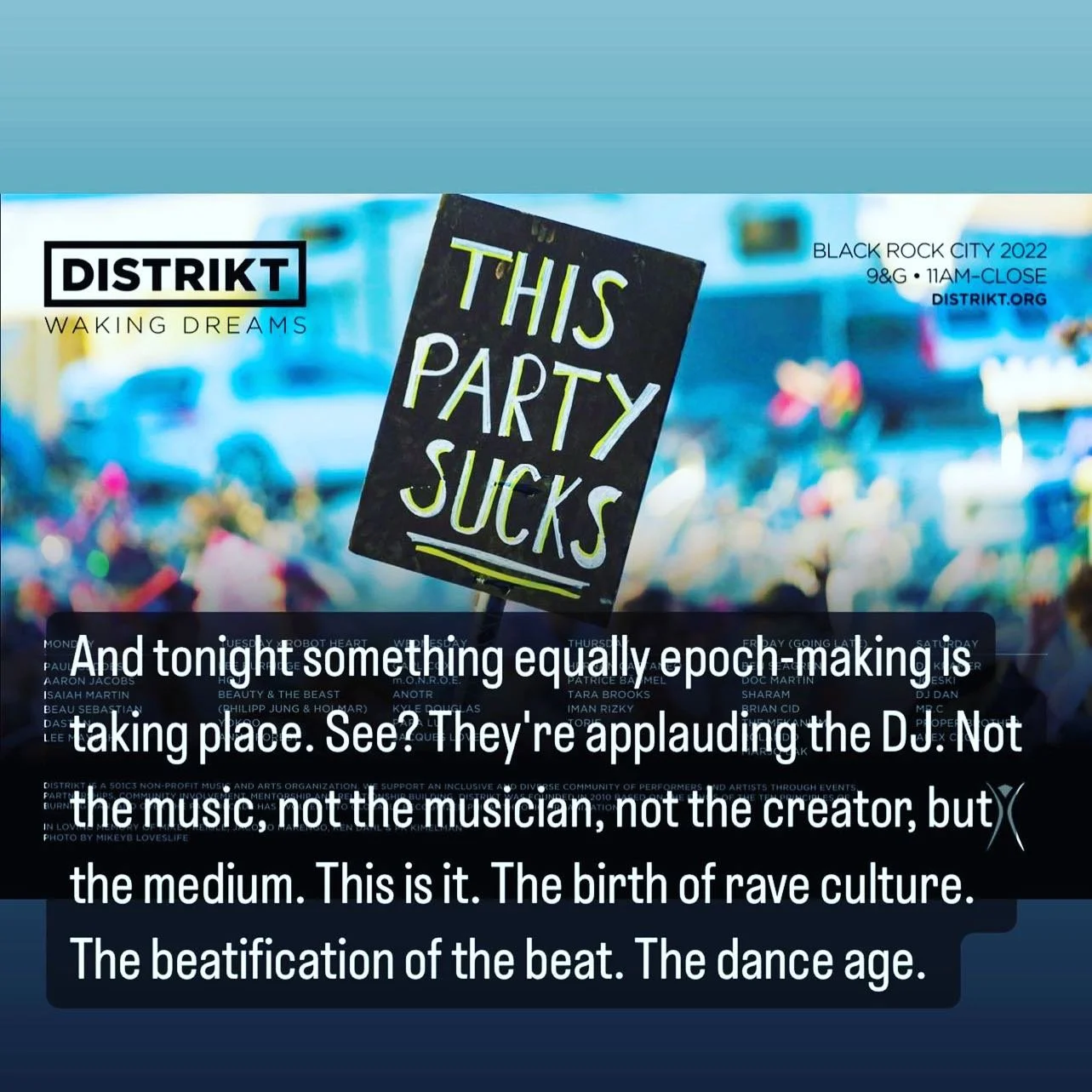 Support DISTRIKT with a donation @distrikt_org