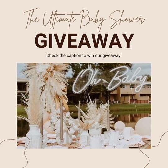 OH BABY - It&rsquo;s a GIVEAWAY 🧸

We are the most excited to bring to you the most extravagant baby shower giveaway to date! A bunch of your favorite local owned businesses have teamed up to spoil your favorite Mommy to Be with this one stop shop b