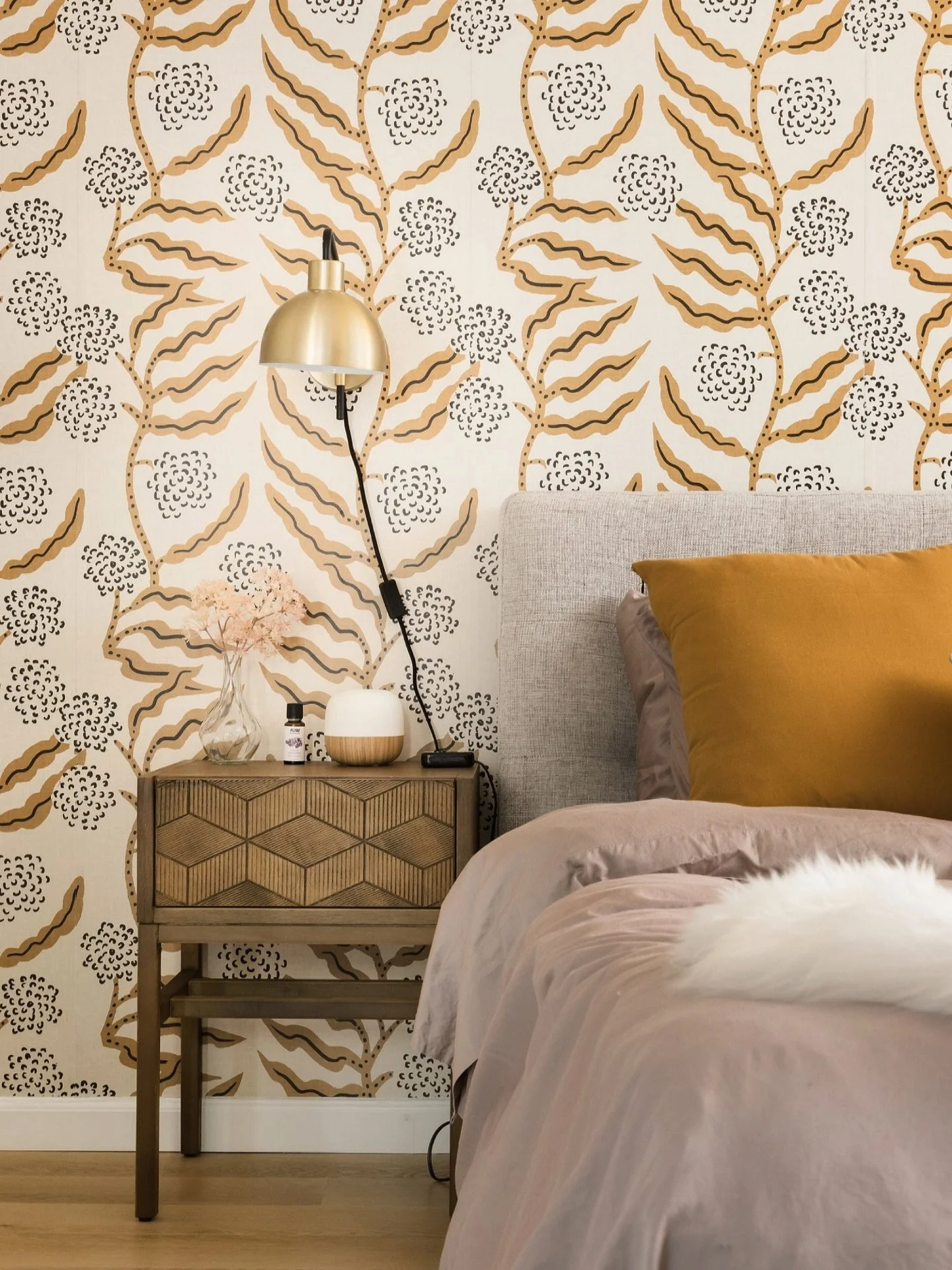 Wallpaper can make all of the difference in a design! If you&rsquo;re looking to stand out above the competition in your rental market, give us a call! We did a refresh on this STR property, adding wallpaper, some furniture pieces and accessories to 
