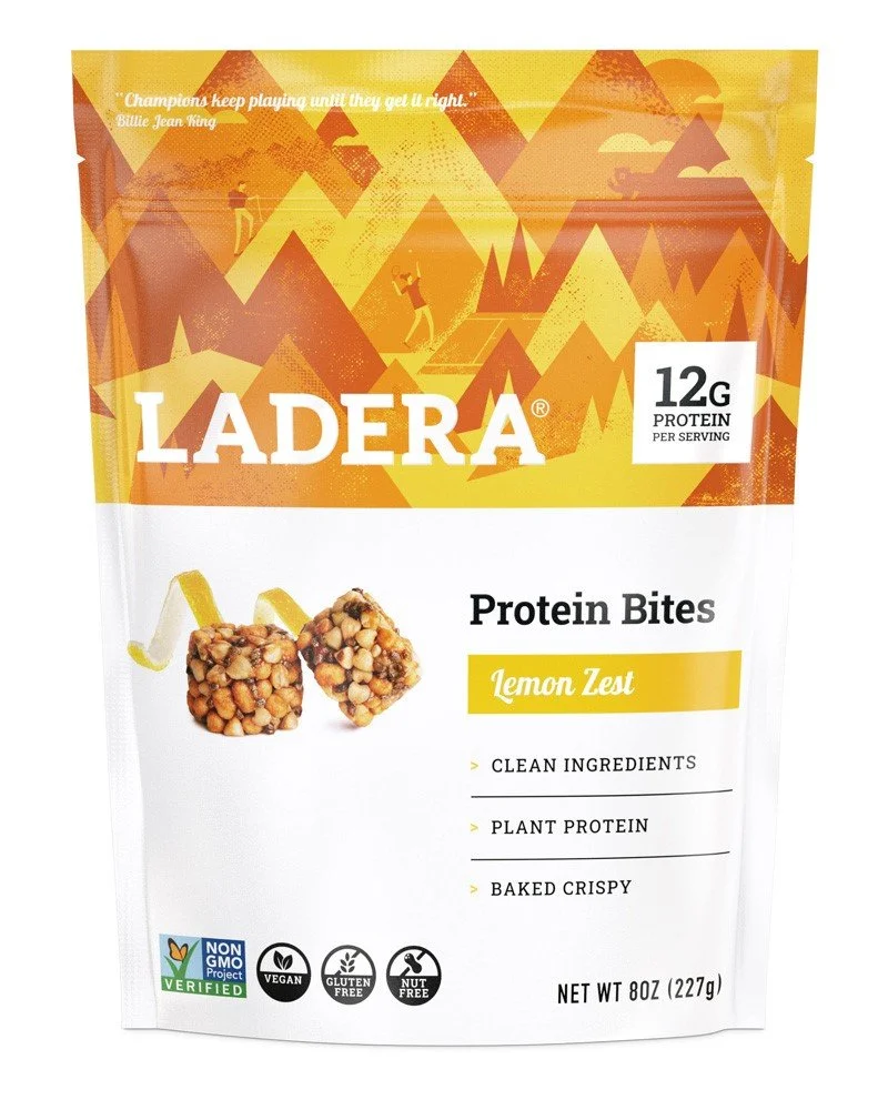 Ladera Protein Bites | Lemon Zest 12g Protein | Crunchy Snack