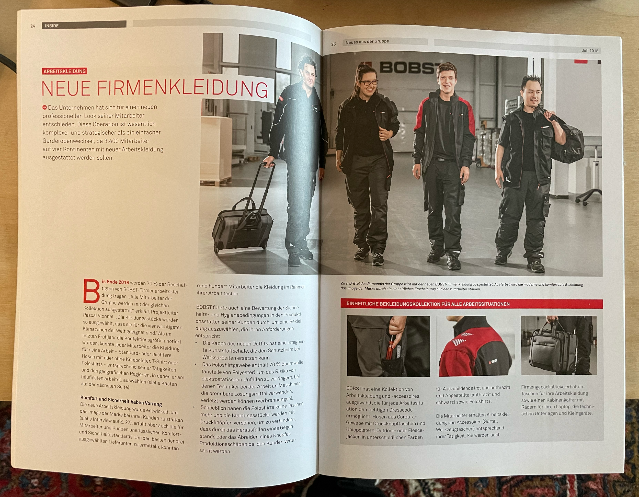 Bobst Staff Uniforms