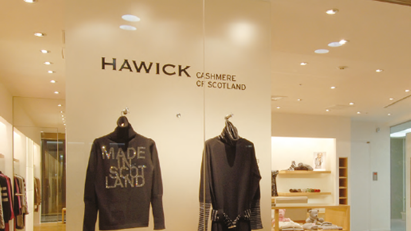 Store Design for Hawico Scotland Tokyo
