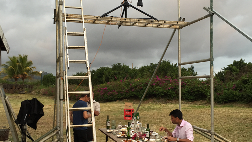 On Location in Mauritius