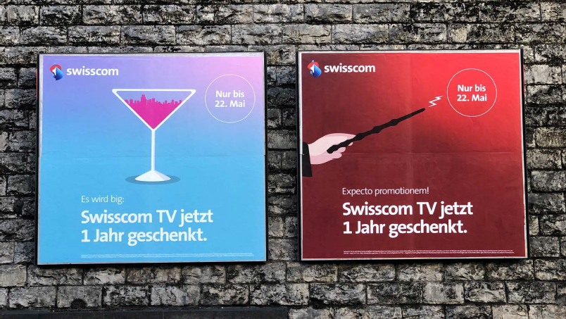 Swisscom Campaign with Flavor