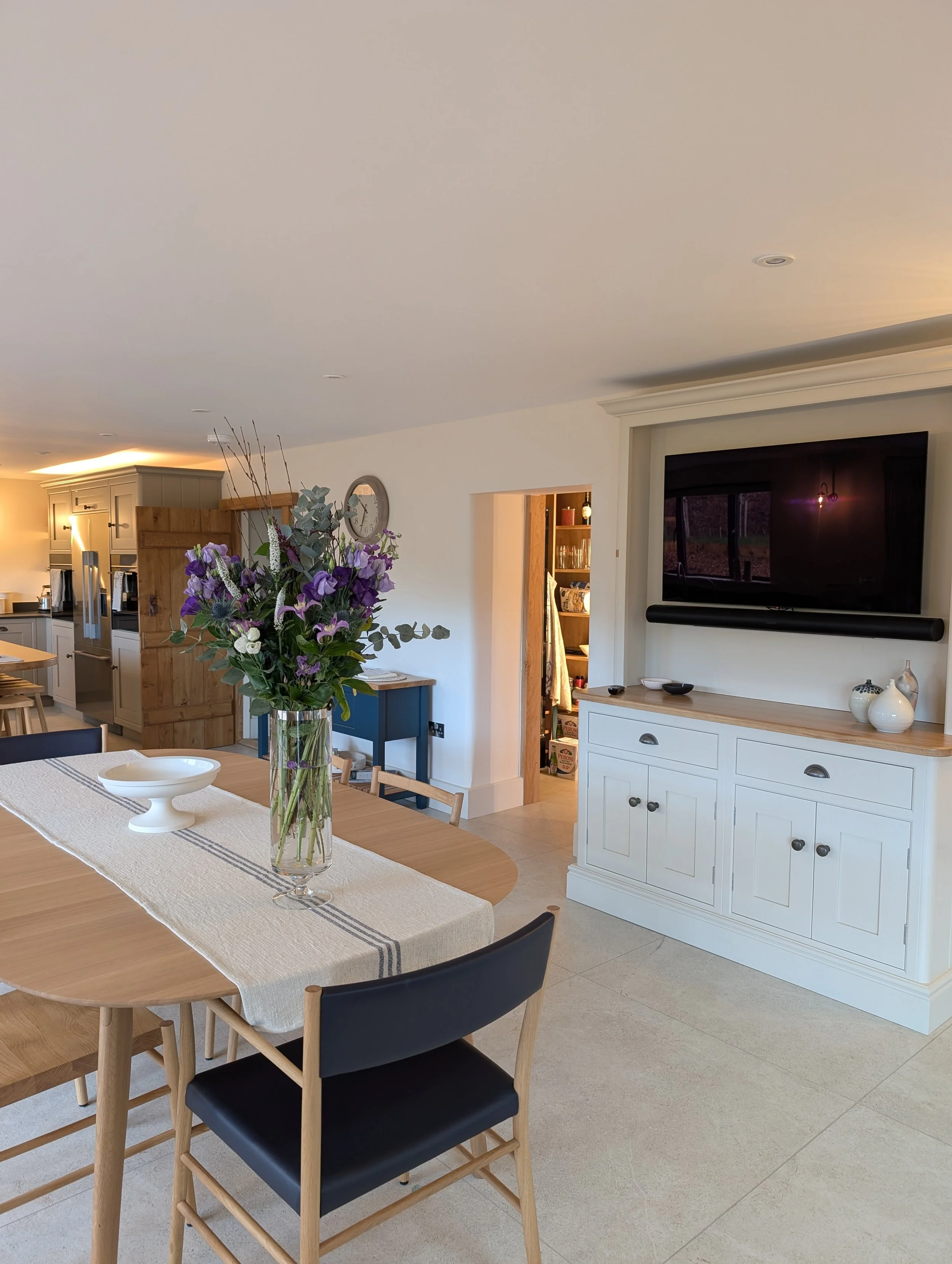 Project 6 - White TV Unit & Blue Side Board