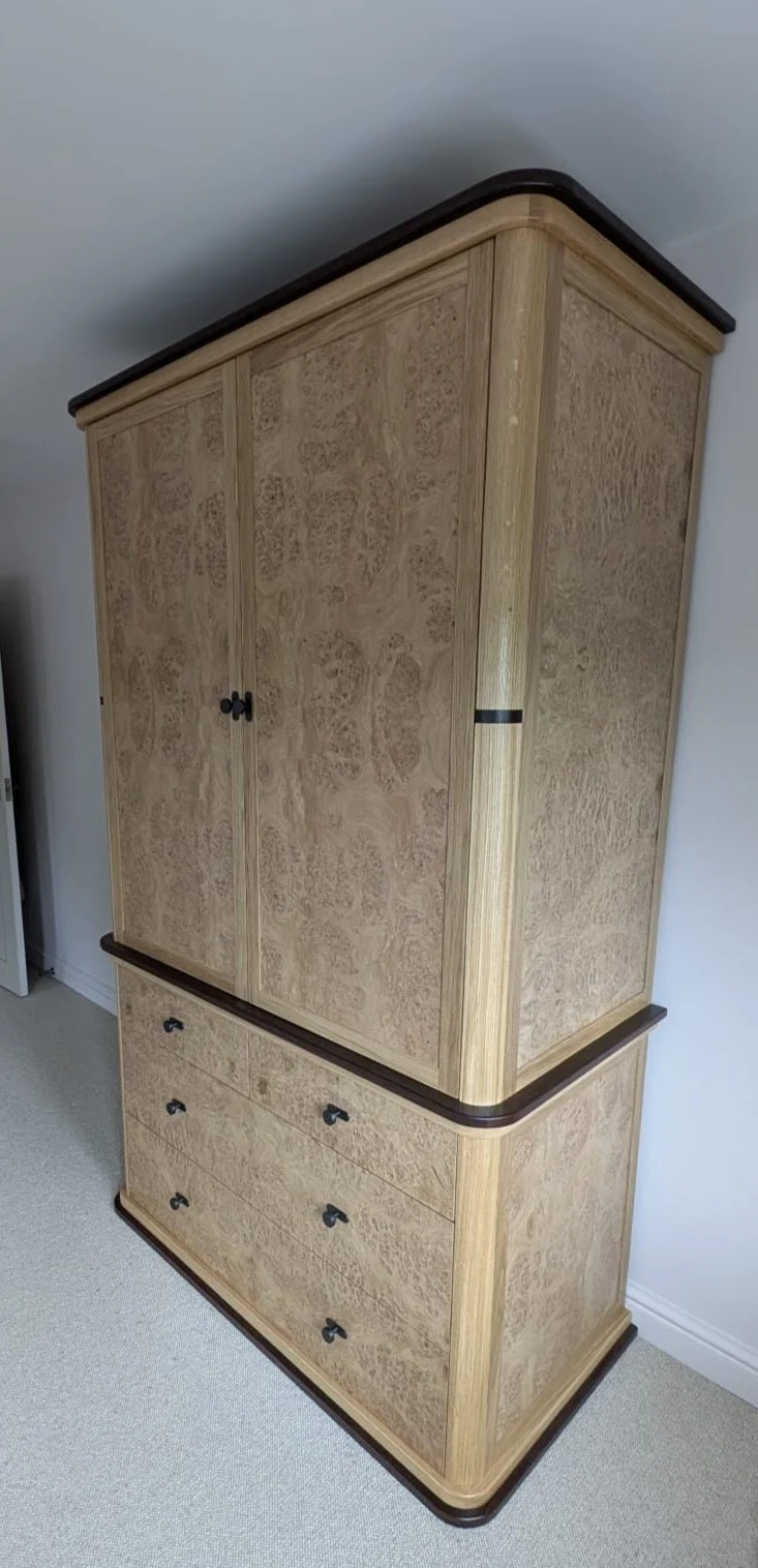 Unit 2 - Burr Oak Veneer Unit With Wenge Inlays