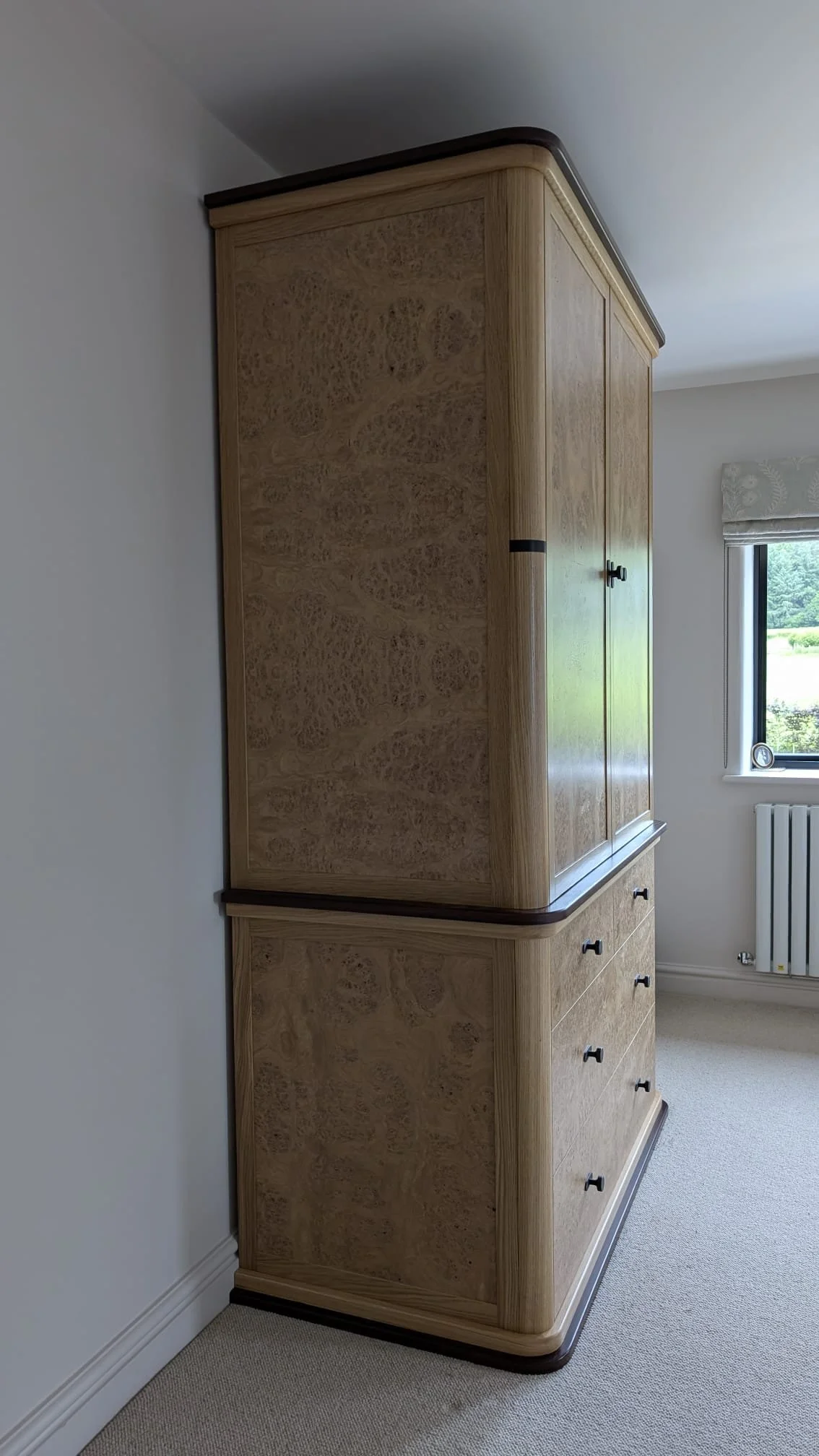 Unit 2 - Burr Oak Veneer Unit With Wenge Inlays