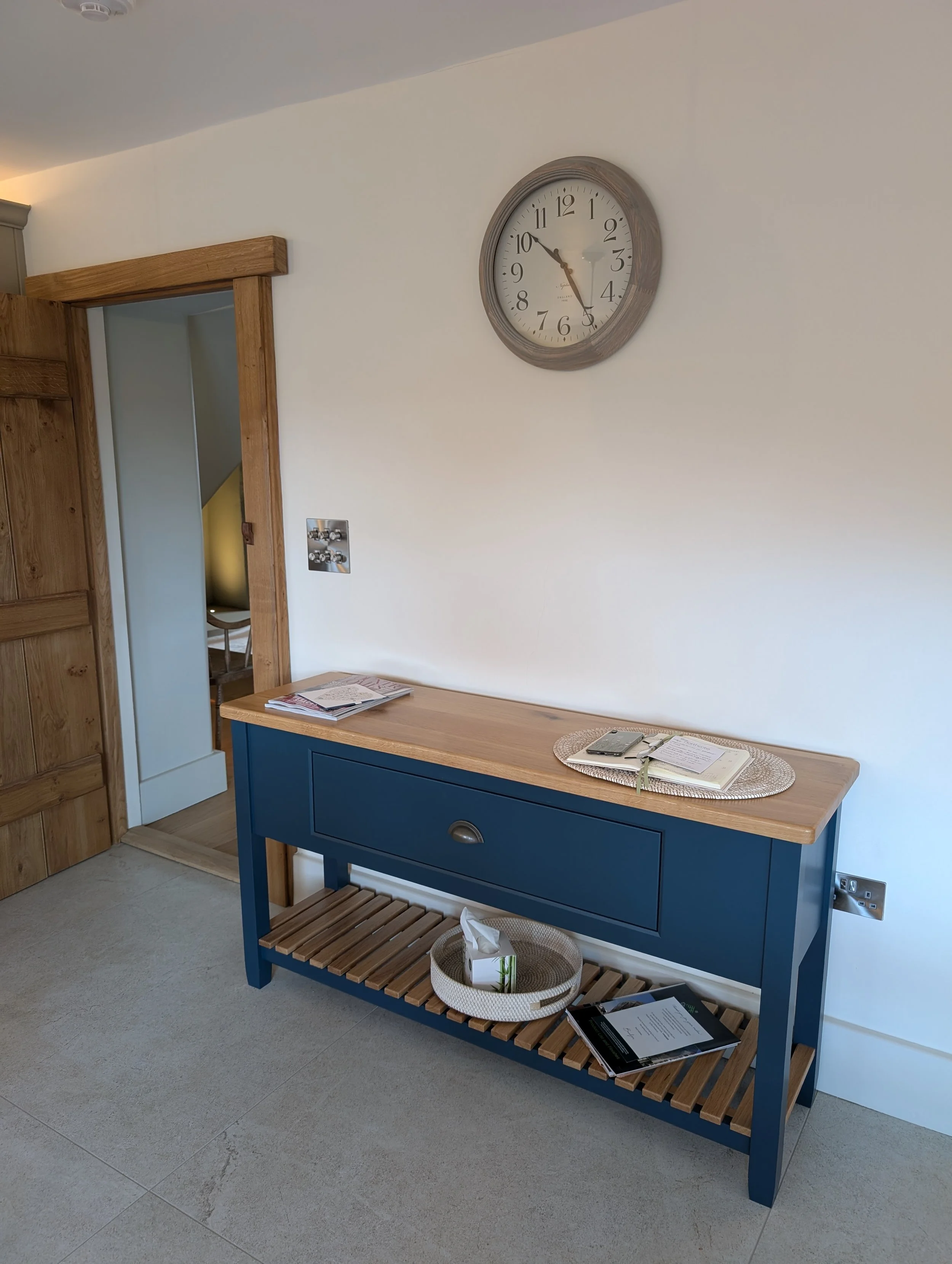 Project 6 - White TV Unit & Blue Side Board