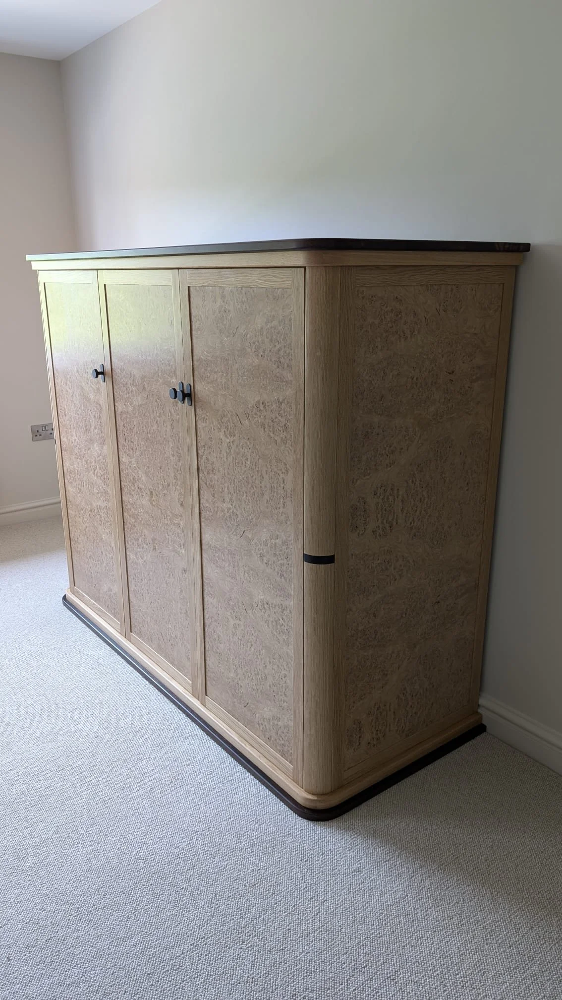 Unit 1 - Burr Oak Veneer Unit With Wenge Inlays