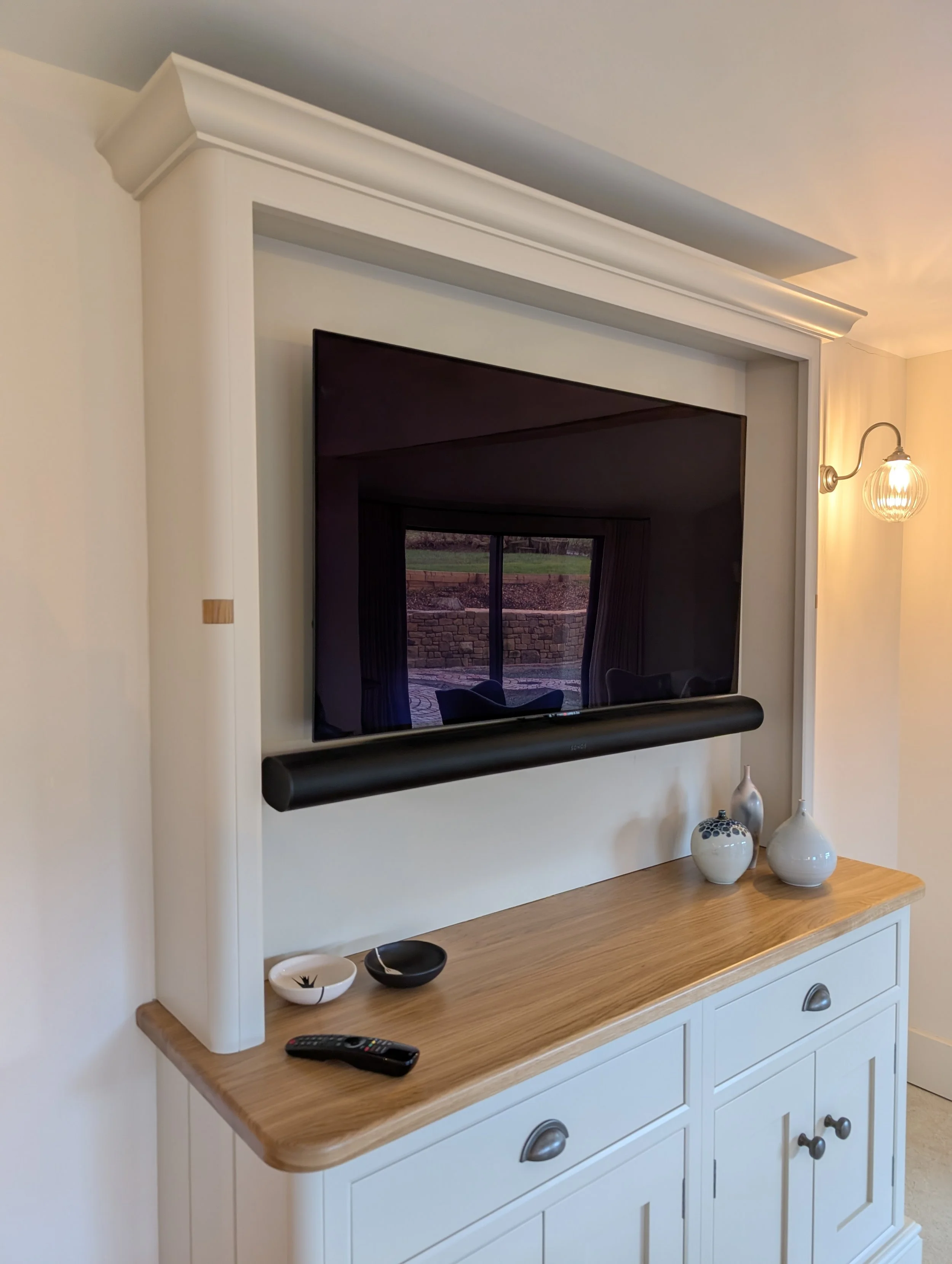 Project 6 - White TV Unit & Blue Side Board