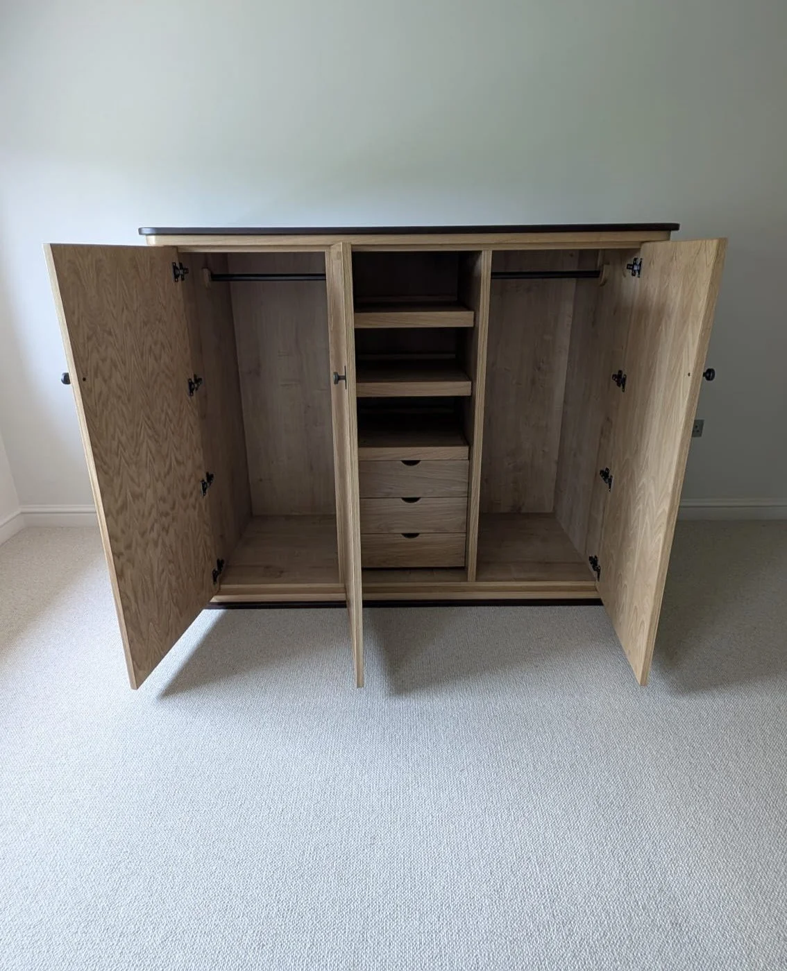 Unit 1 - Burr Oak Veneer Unit With Wenge Inlays