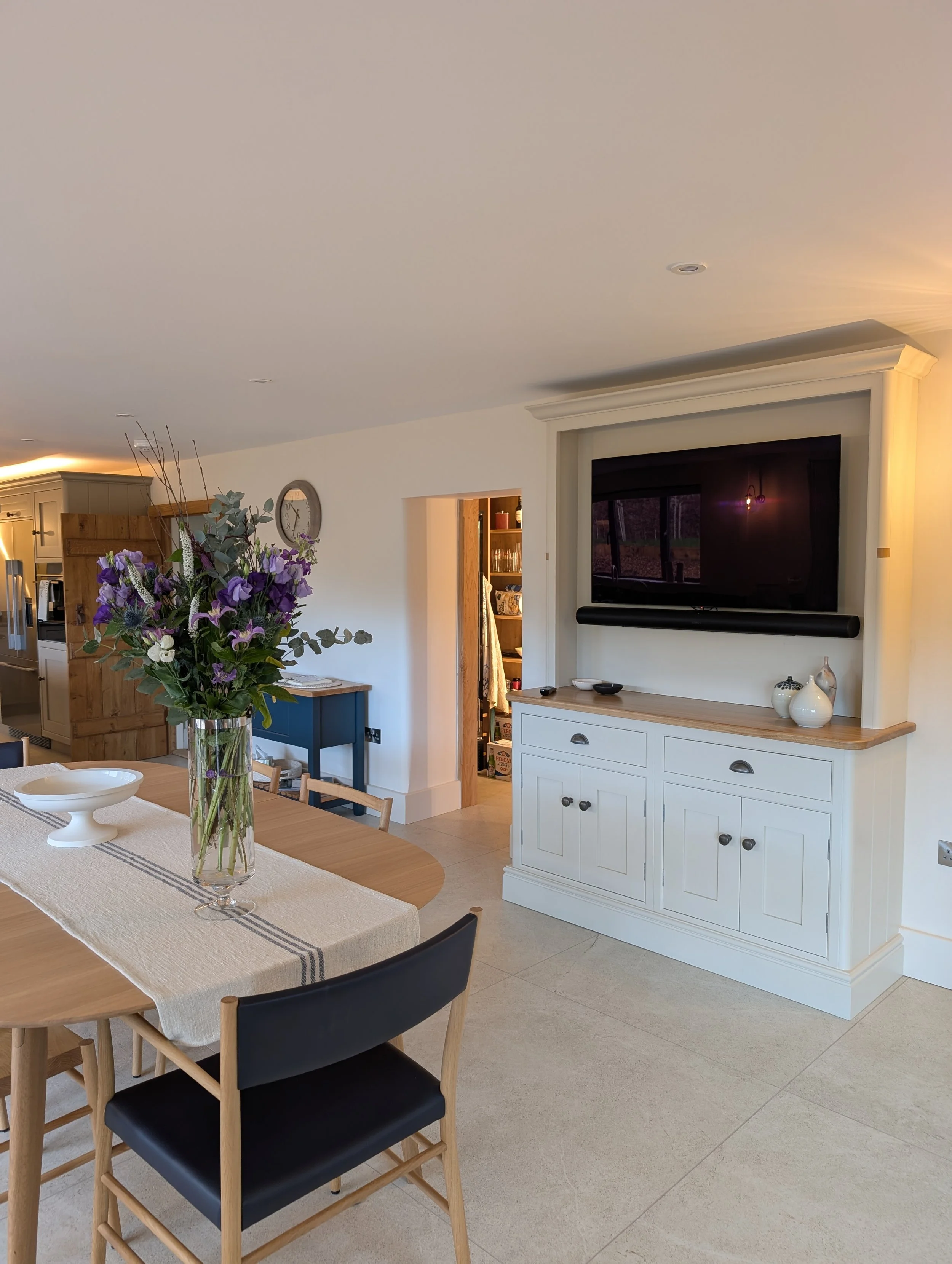 Project 6 - White TV Unit & Blue Side Board