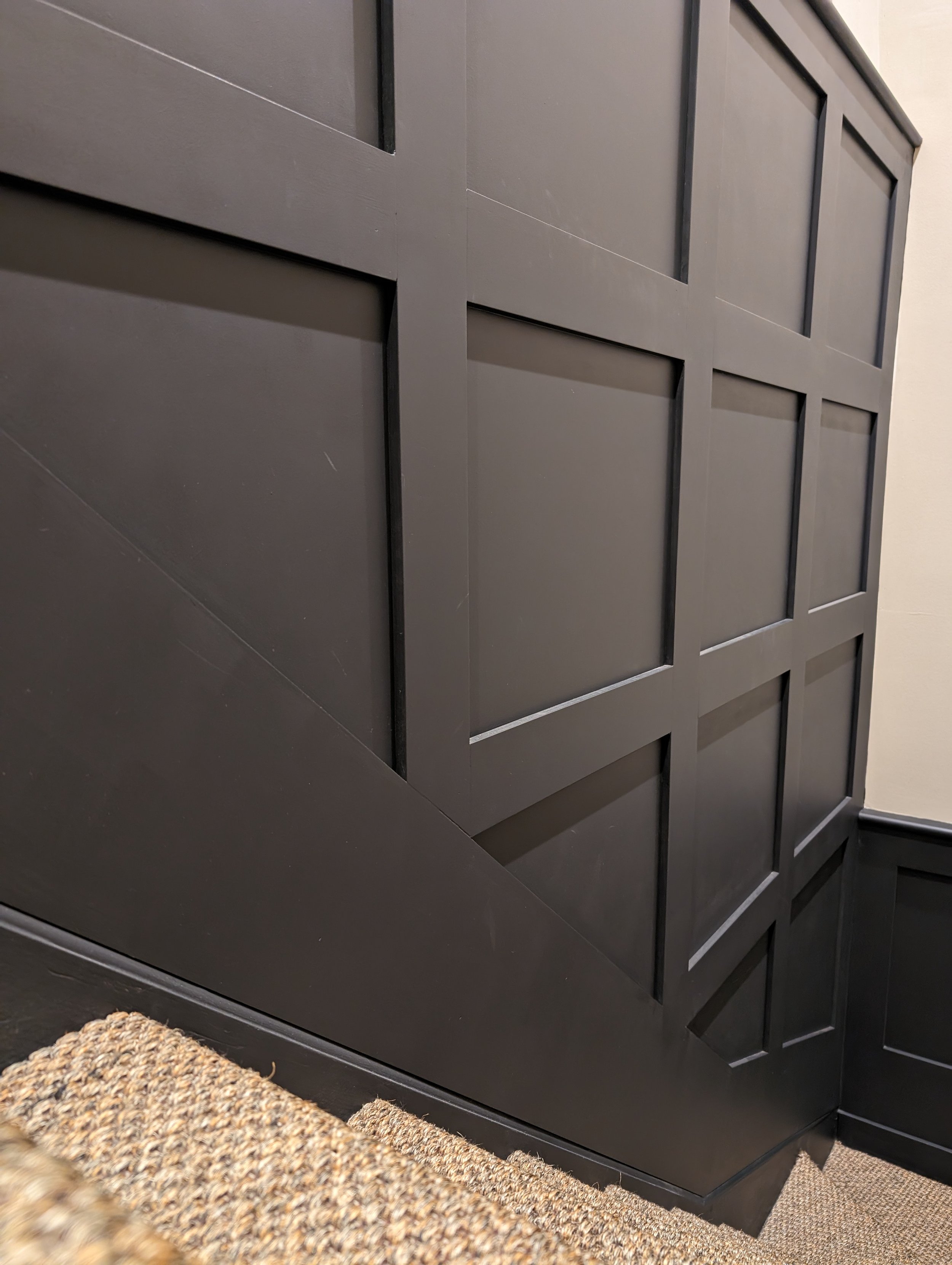 Panelling on walls