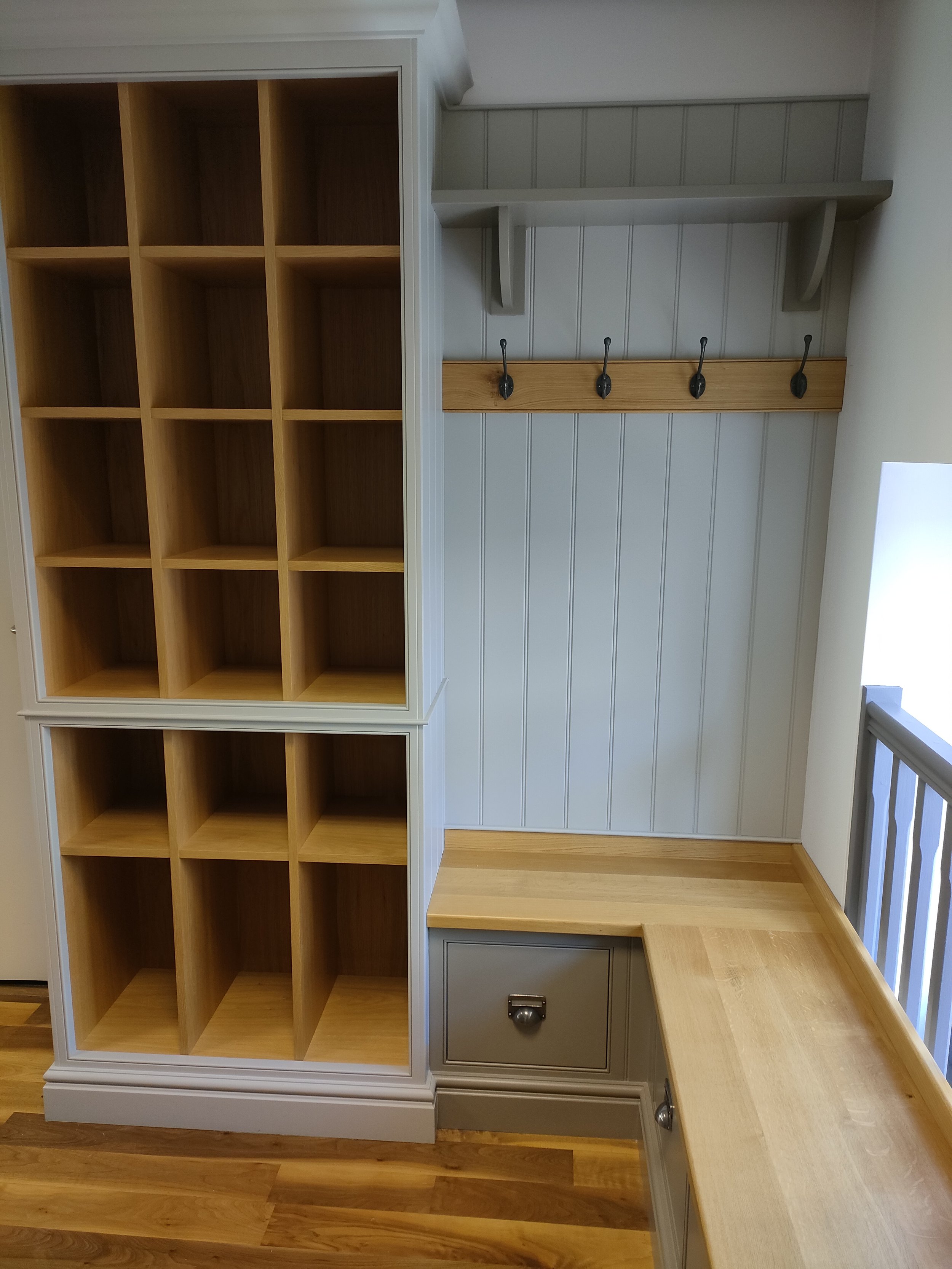 Open shoe storage