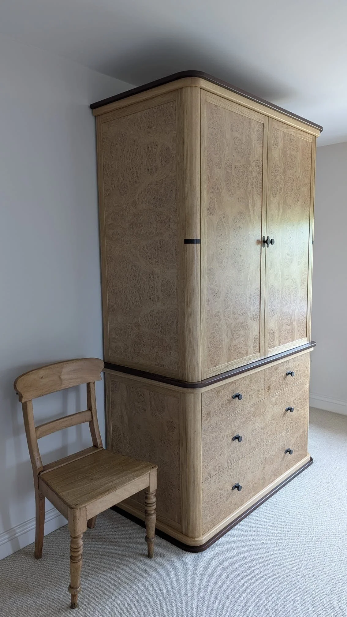 Unit 2 - Burr Oak Veneer Unit With Wenge Inlays