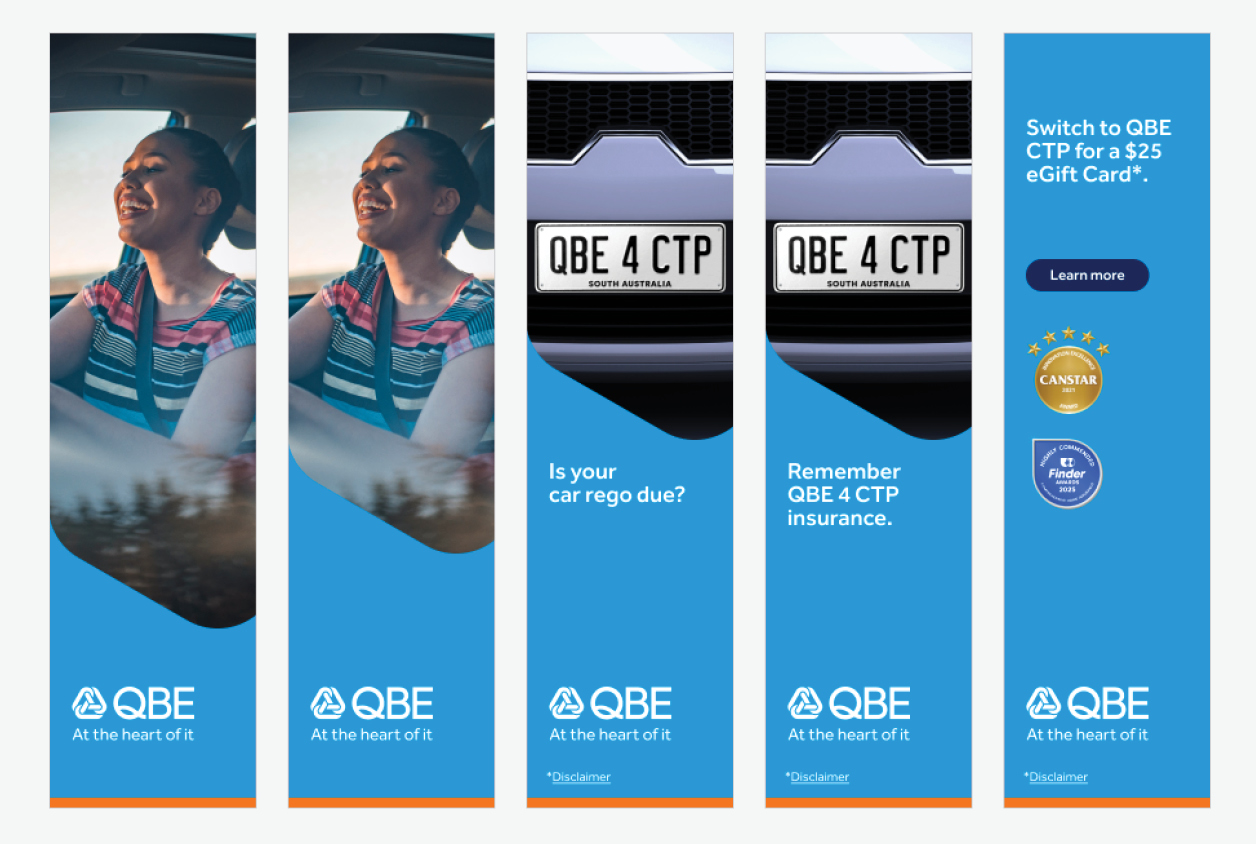 QBE SA CTP Insurance 160x600px