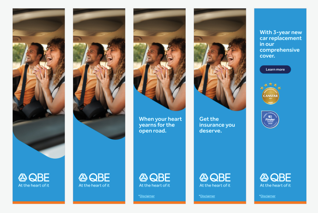 QBE Car Insurance 160x600px