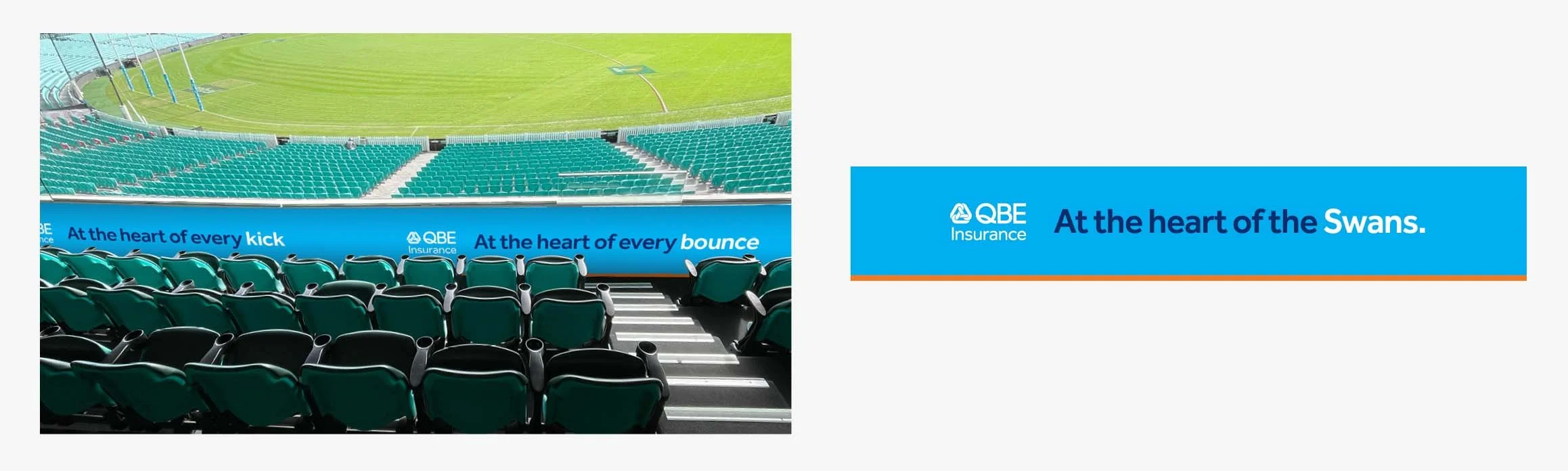 AMER MORRIS CLUBROOM Supporter seats signage