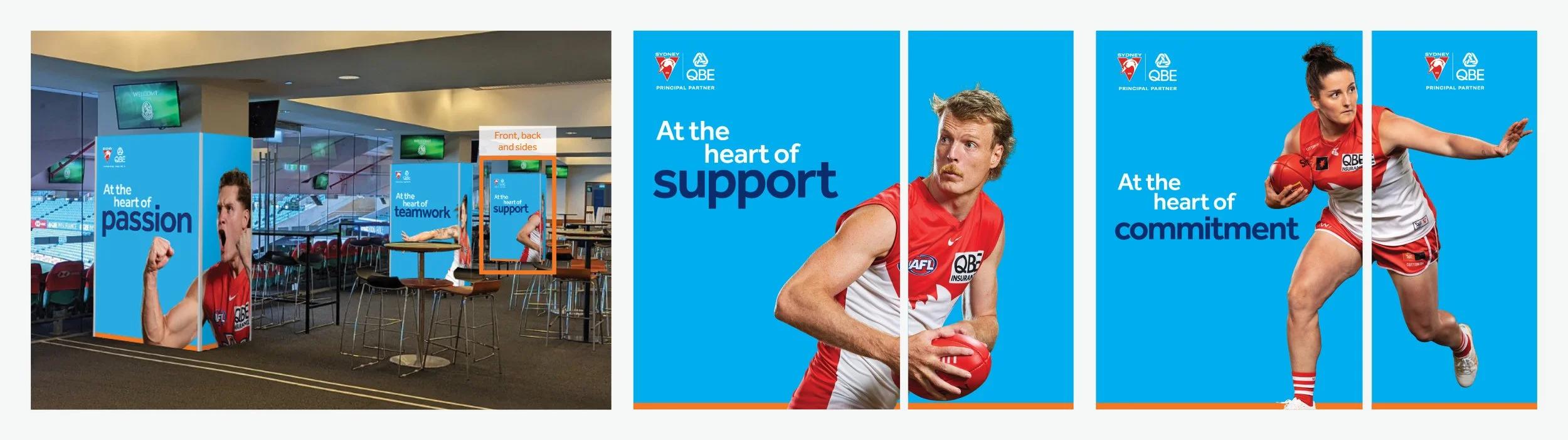 AMER MORRIS CLUBROOM Pillar C, D, E and F