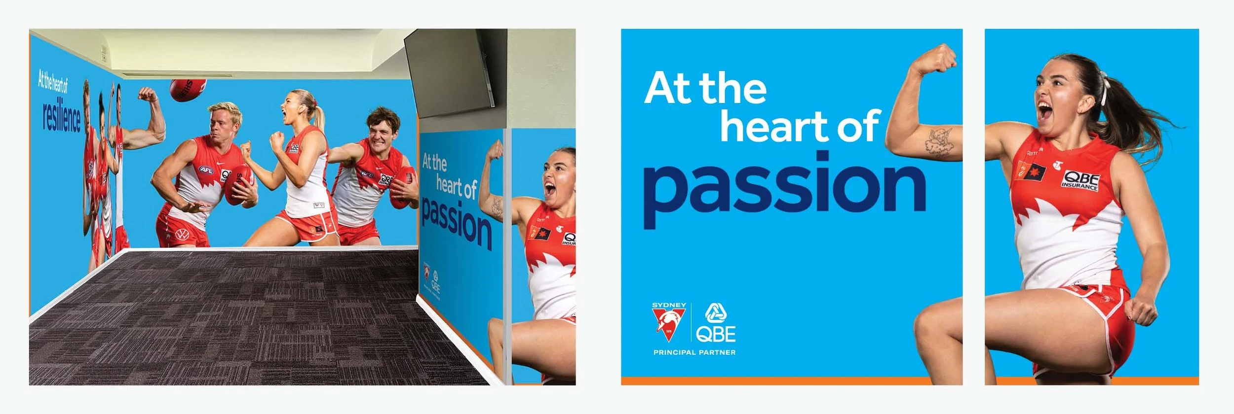 SUITE 301 Full wall decal and pillar wrap G and F