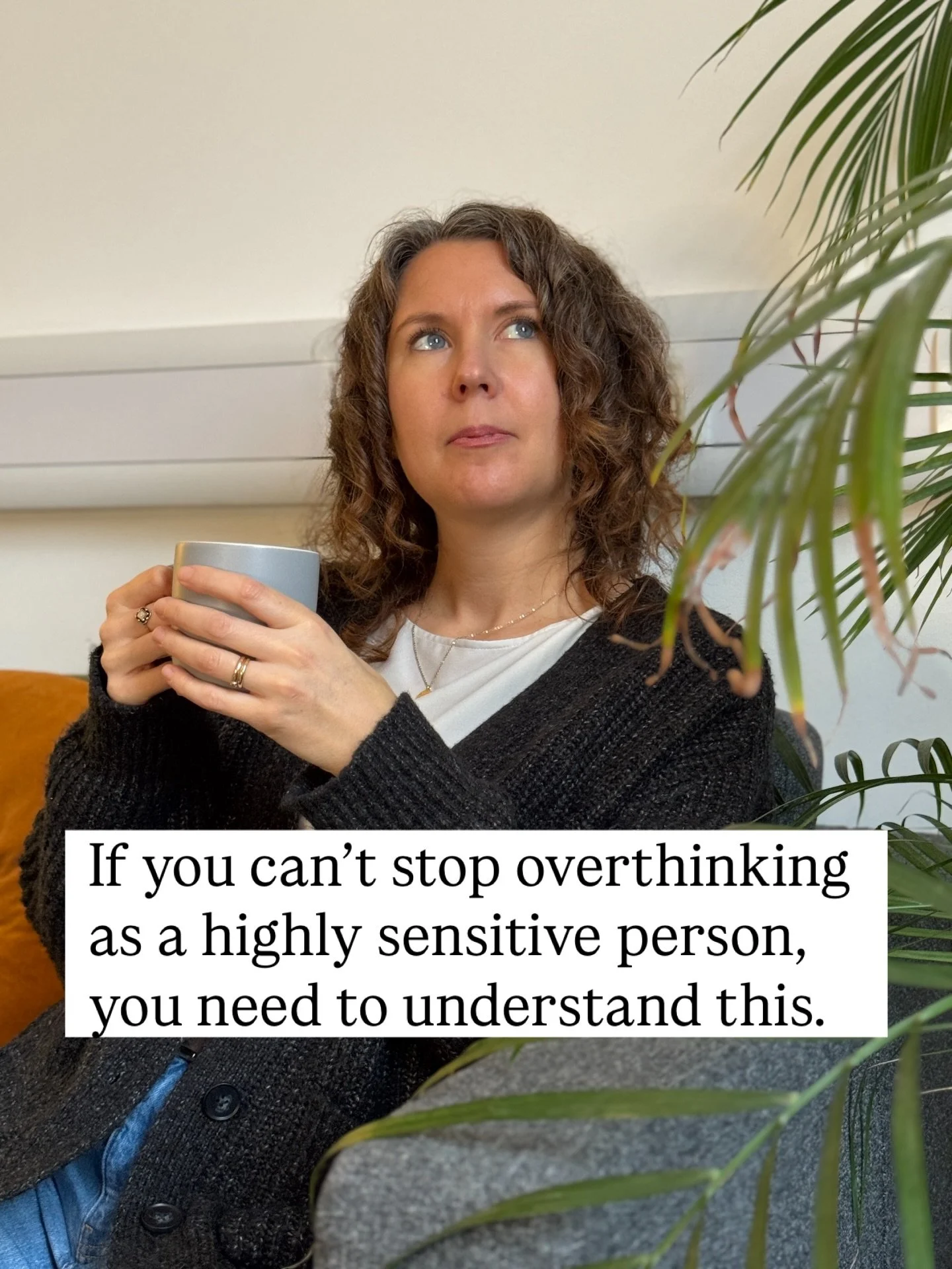 If you can&rsquo;t stop overthinking as a HSP, you need to understand this:
You&rsquo;re not overthinking, you&rsquo;re thinking deeply whilst your nervous system is dysregulated.
As a highly sensitive person, your brain processes information more th