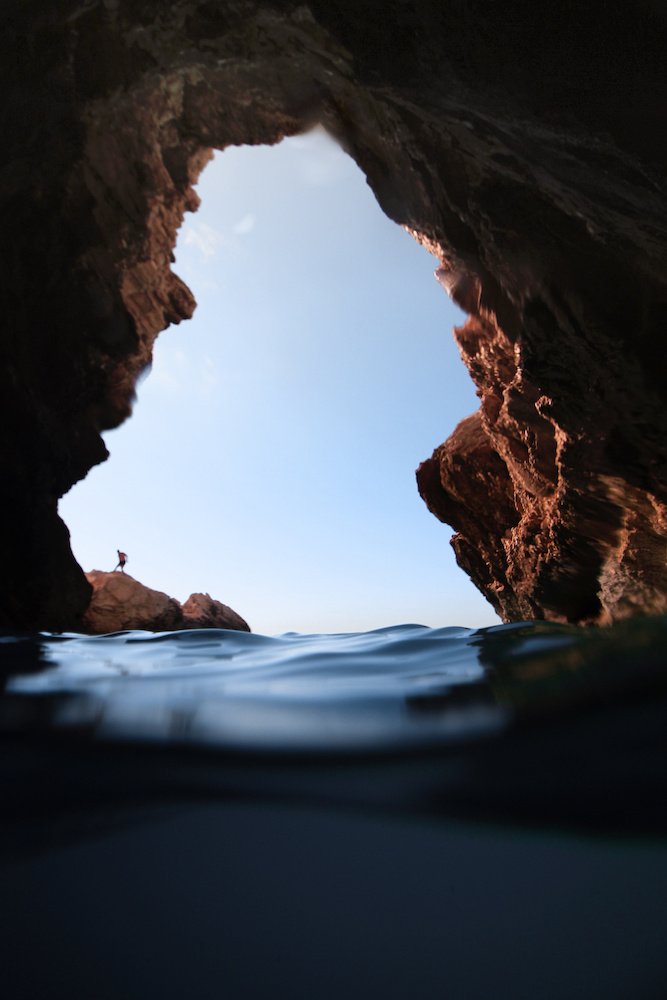 Caves at Myrtos Beach