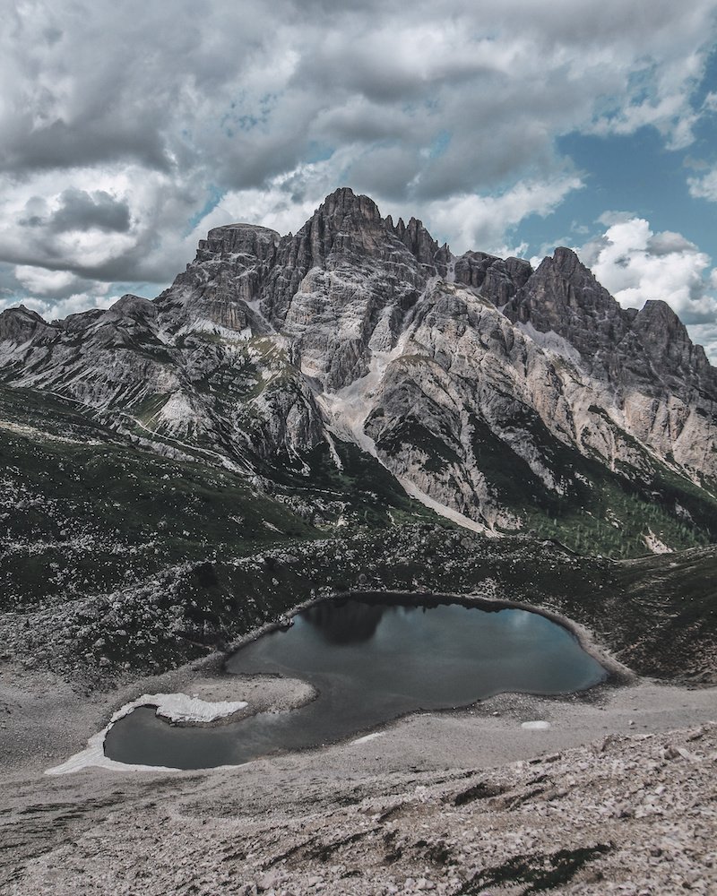 Alpine Lakes Near the Three Peaks
