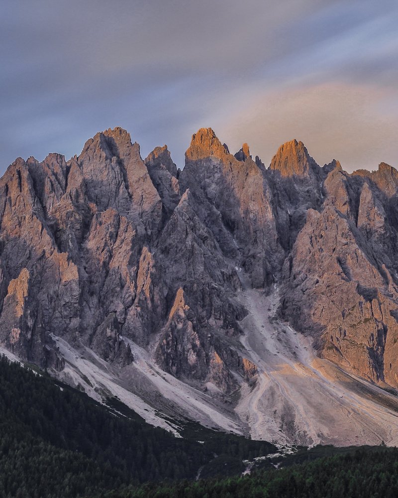 From San Candido at Sunset