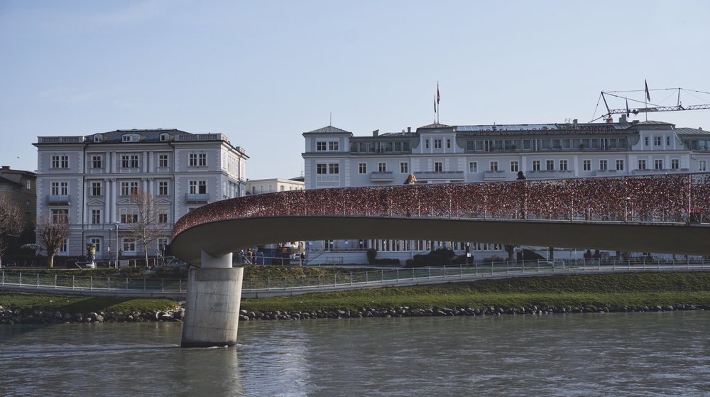 Makartsteg - Love Lock Bridge, Salzburg