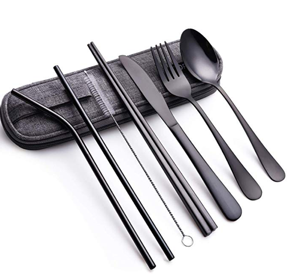 Sustainable Travel Cutlery // Source: Amazon.com