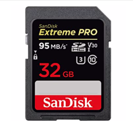 SanDisk 32 GB High Speed SD Card for Photographers (95mb/s)