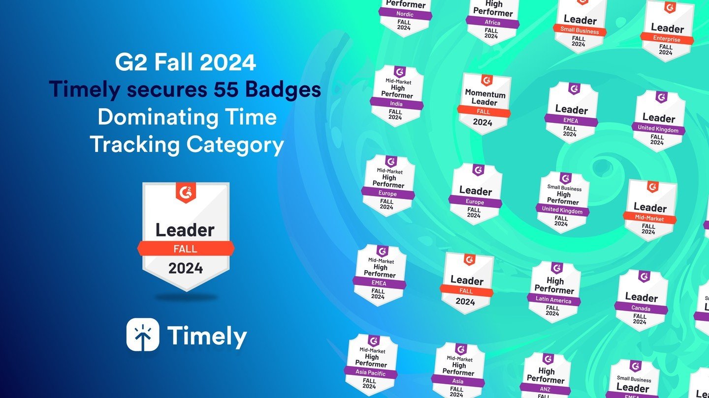 Timely is harvesting success this fall with an incredible 55 G2 badges! 🍂🍁🏆
We're top-rated for a reason... We've scored 96% in Quality of Support, 95% in Ease of Use, 97% in Ease of Doing Business With, and 94% in Ease of Setup! 🥇🍂✨
Shoutout