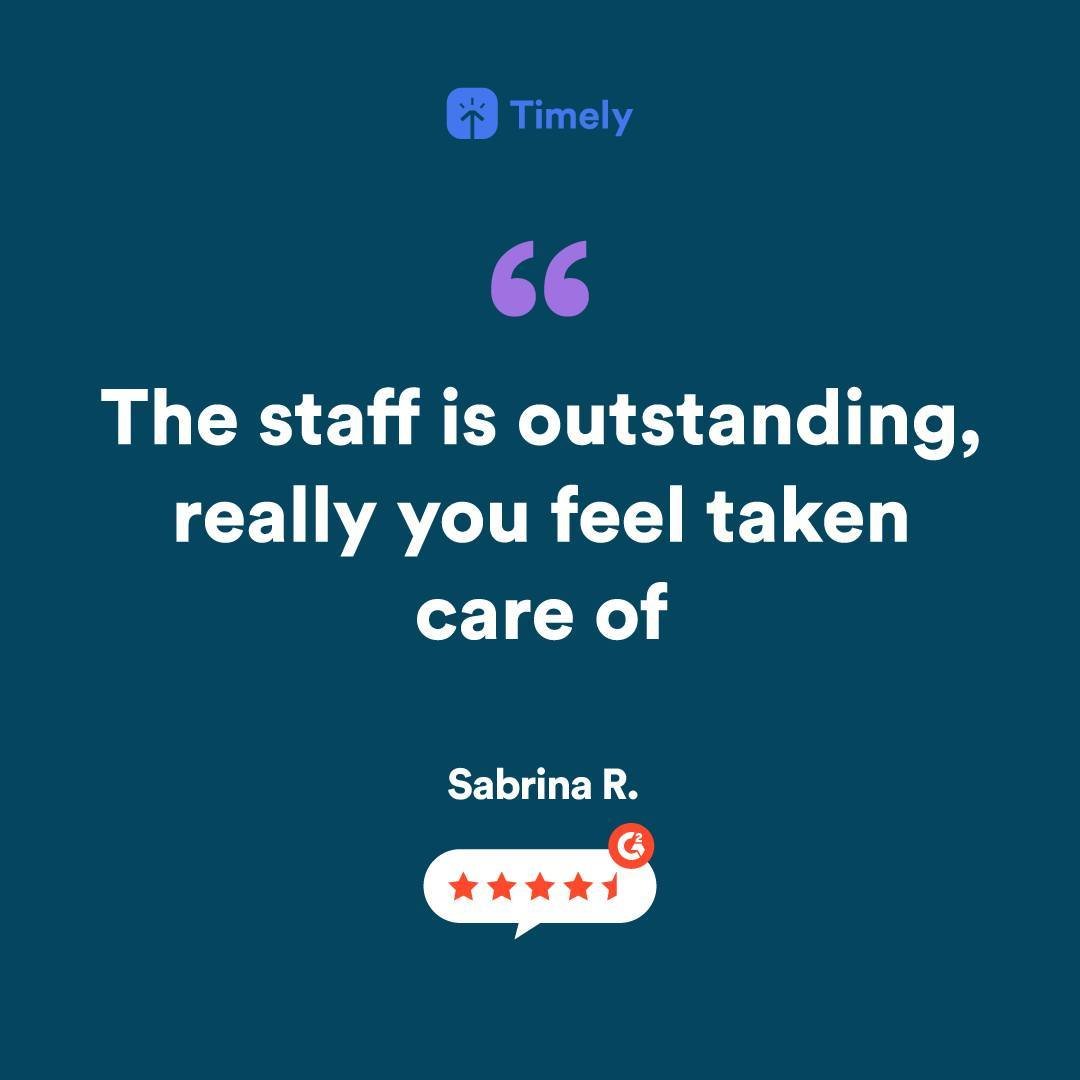 ✨ Why Timely? ✨
It’s not just about the product—it’s the people behind it. One of our customers recently said:
“The staff is outstanding, really you feel taken care of.” 💬
At Timely, we want to ensure every customer