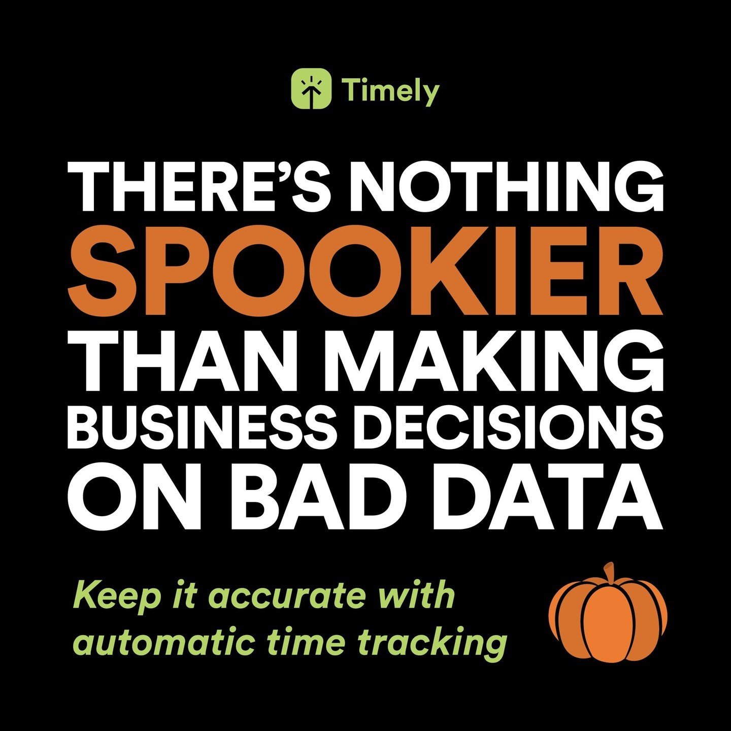Beware of manually tracked time data 👻
Inaccurate time tracking leads to unreliable reports—and bad reports lead to bad decisions.
Spooky, right? 😱