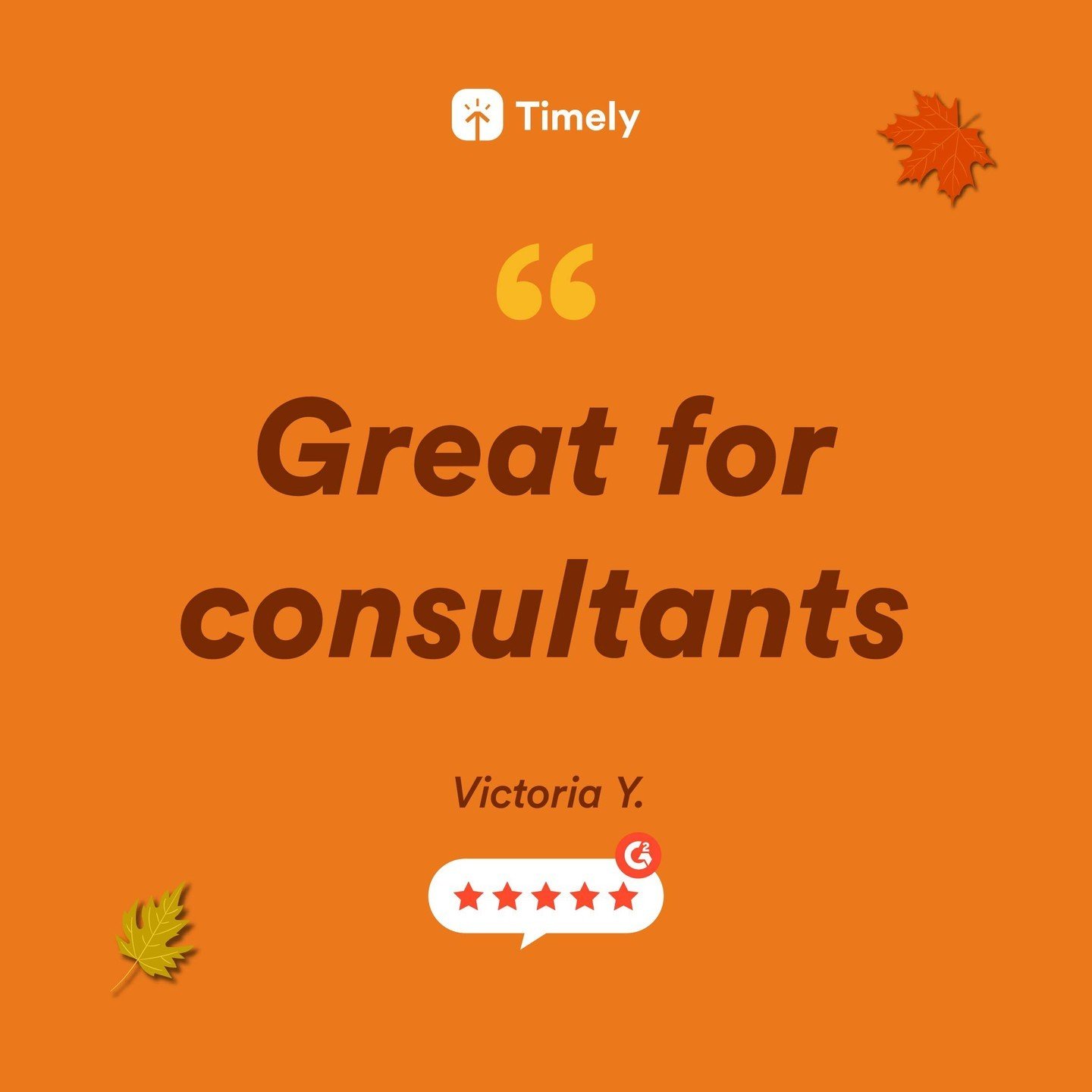 For consultants, managing hours accurately can feel like a job in itself. 😅
That’s where Timely comes in—capturing every task and client seamlessly, so you’re always on top of your work. ✨
🗣️ "As a consultant with several di