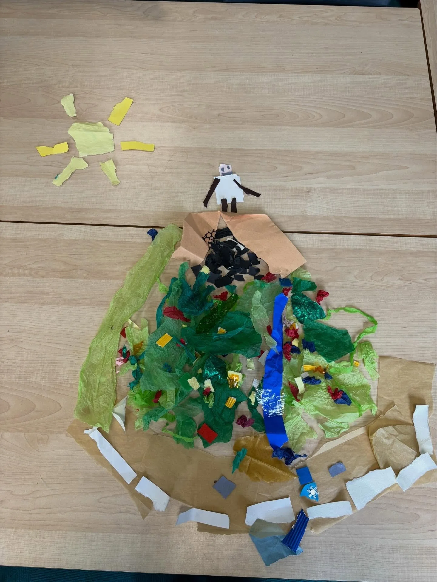 Today, Kingfishers and Goldfinches created maps of the island from the Wild Robot! 🤖 🏝️
#hebdenbridgeschoolsfederation 
#hebdenbridgeschools
