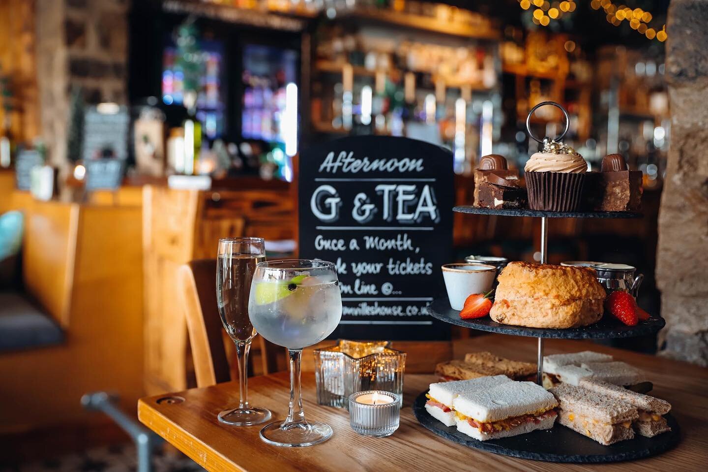 Join us this Saturday 10th for our indulgent Festive Afternoon G&amp;Tea &hellip;

Gin with sandwiches, cakes, more gin and great company, what more could you want!? 😍

🍹Enjoy all the below for just &pound;25pp
&bull; A Welcome Drink 🥂 be it Gin o