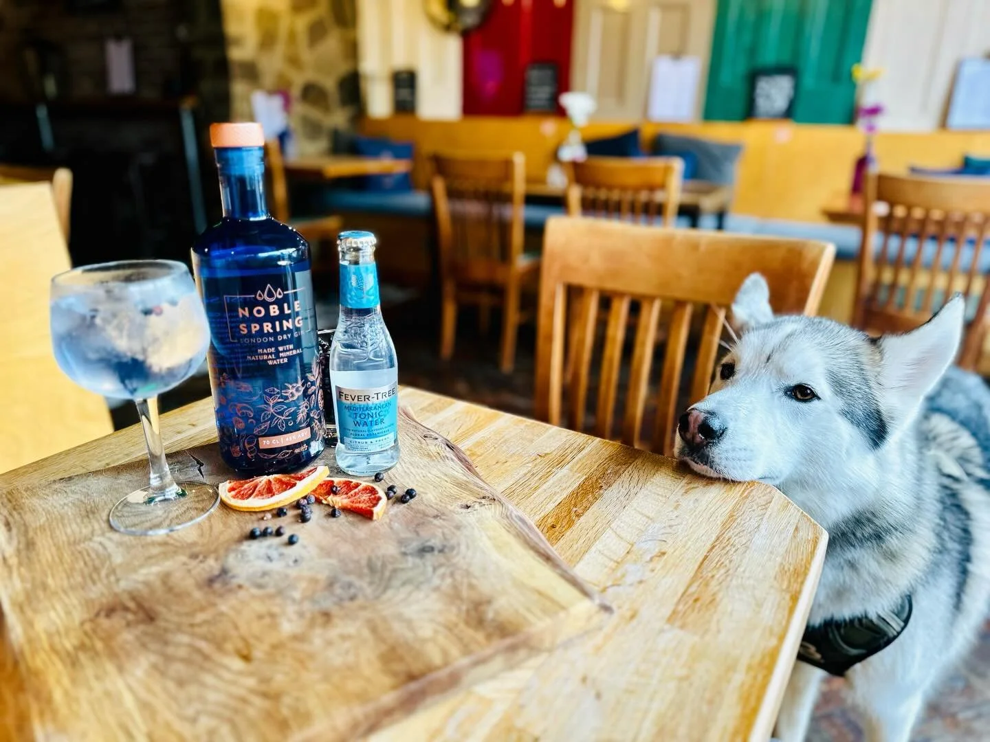 Our @drinknoblespring X @fevertreemixers Signature G&amp;T is now pouring - a beautifully smooth, citrus-led gin with gentle herbal freshness 🌿

Best bit? 
👉 Double measure for just &pound;7 🙌🏻

*Open from 5pm due to a private event*