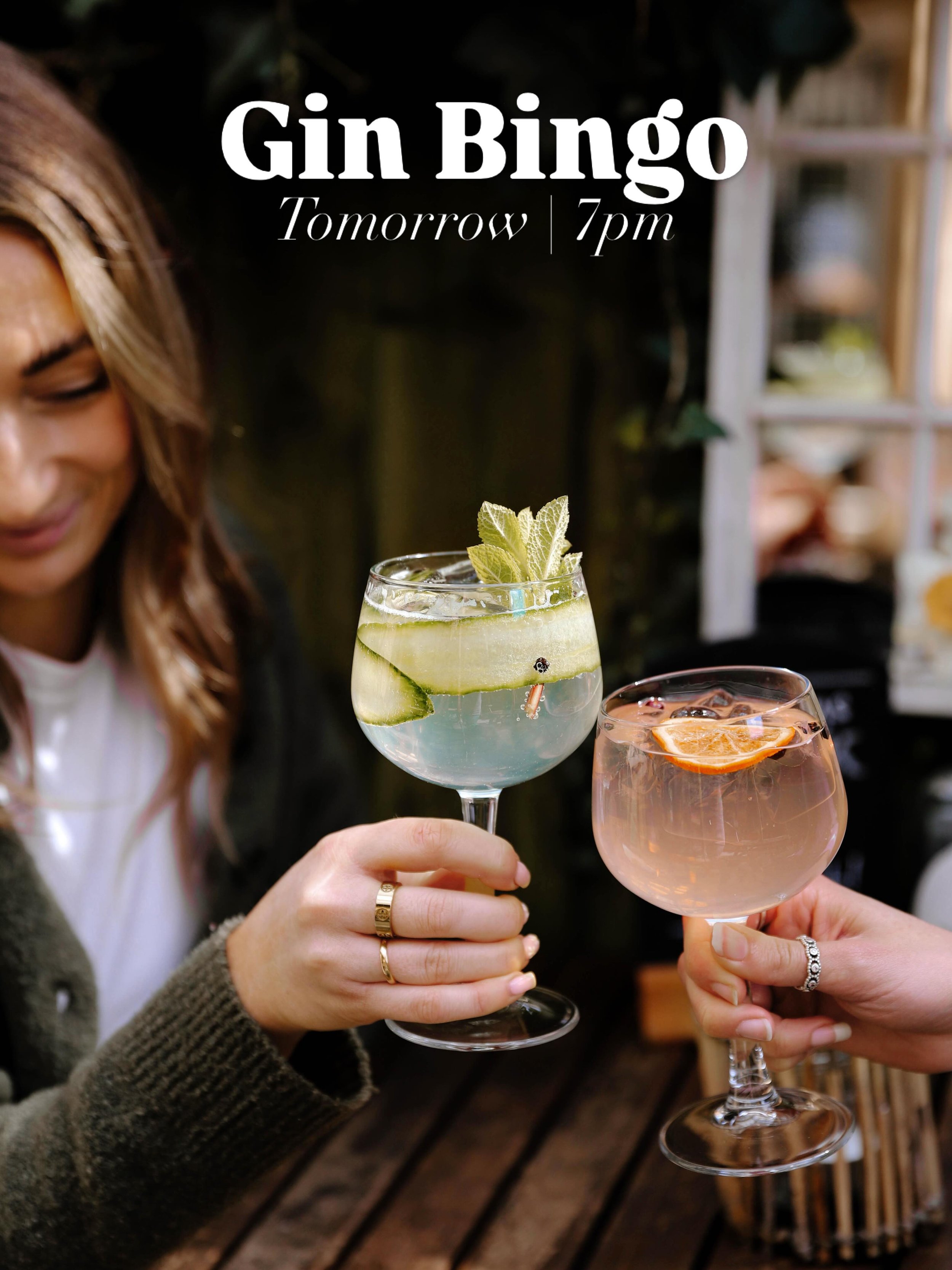 Bank holiday done and dusted already 😭
One more excuse to get the gang together tomorrow night at Granvilles 👀🍸

Gin Bingo returns from 7pm with:

✨ A welcome drink
✨ Cheese &amp; charcuterie
✨ 4 games of bingo
✨ 8 chances to win prizes
✨ Great dr